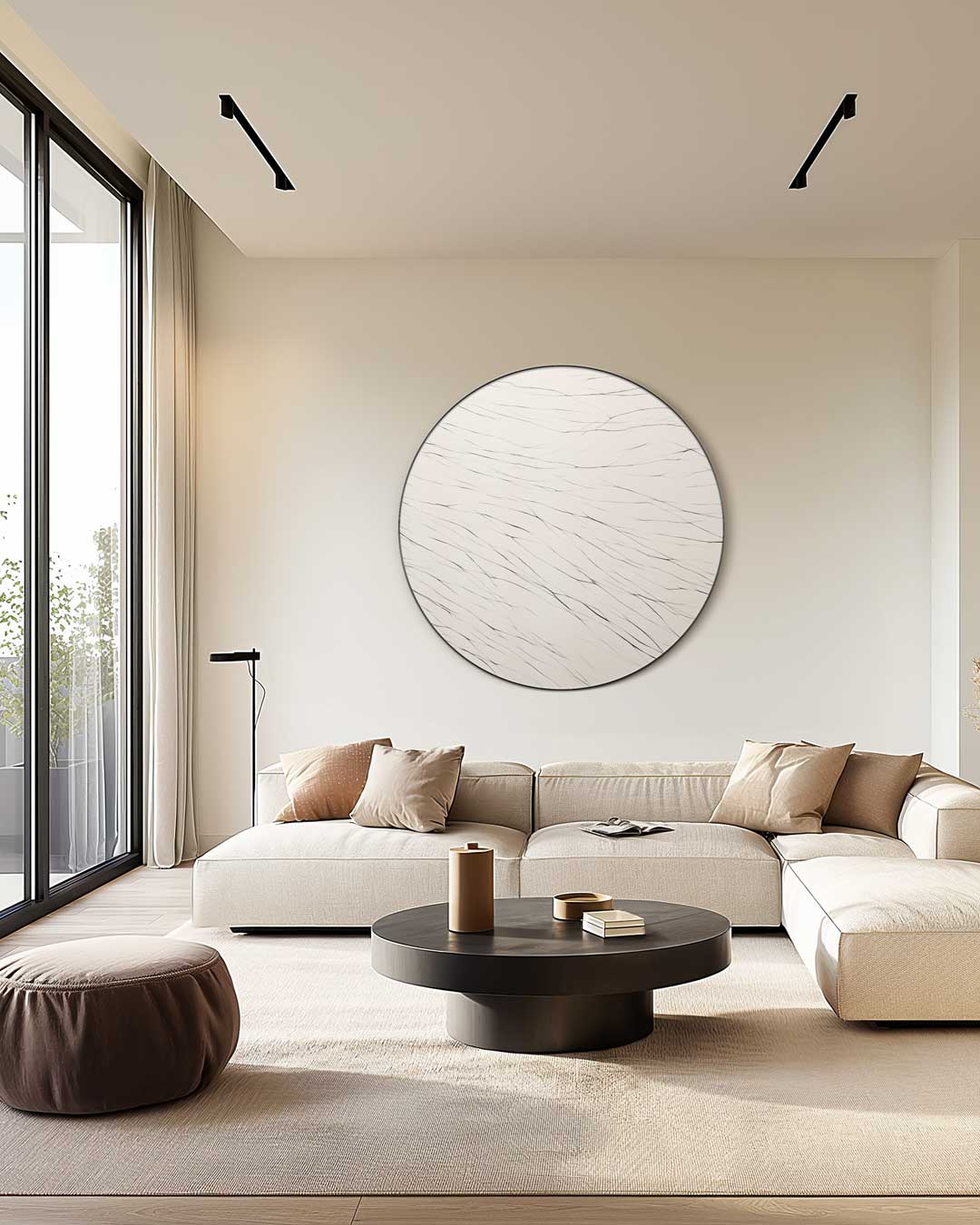 Natuurlijk Elegante Wanden Muurcirkel-WallArtistic