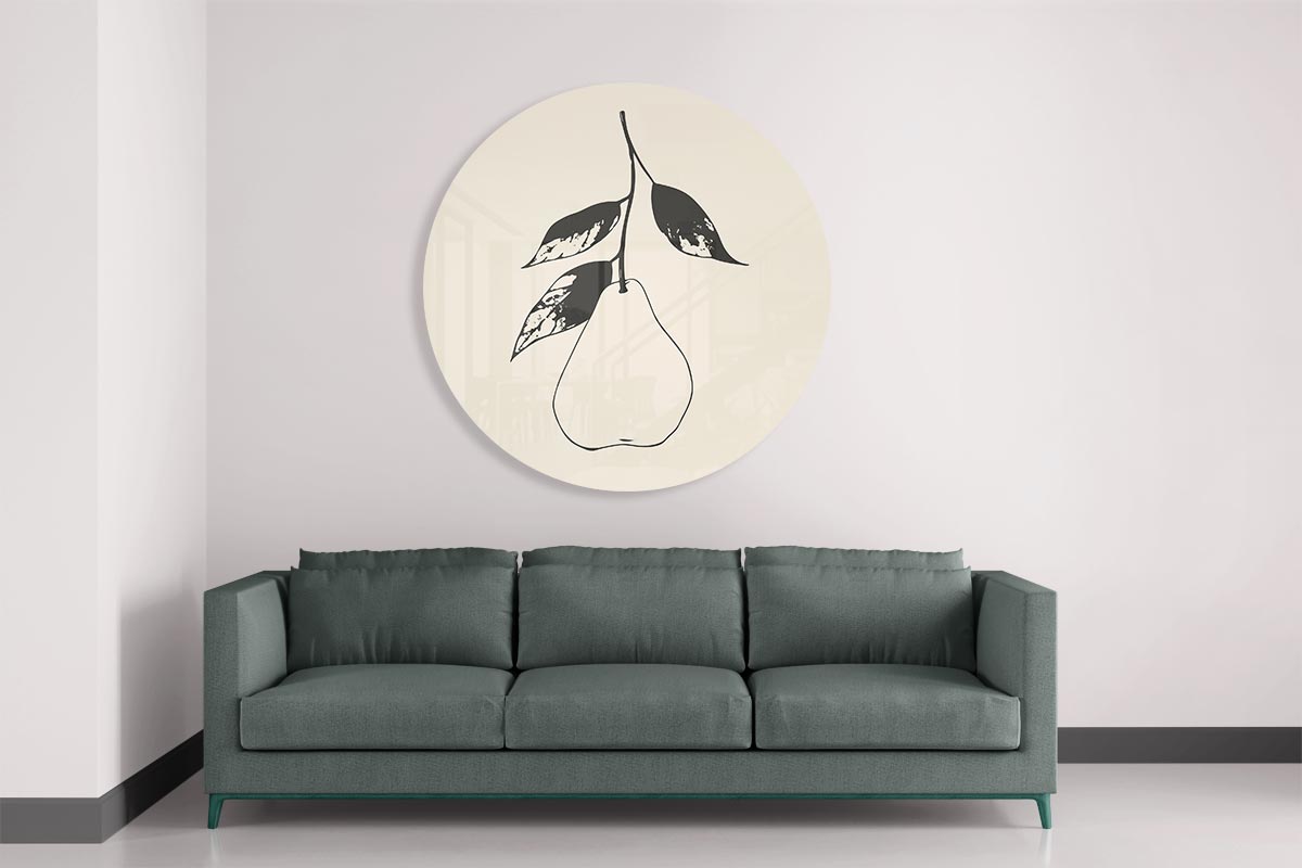 Elegante Peer Muurcirkel-WallArtistic