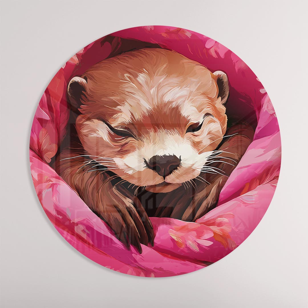 Schattige Ottermuurcirkel-WallArtistic