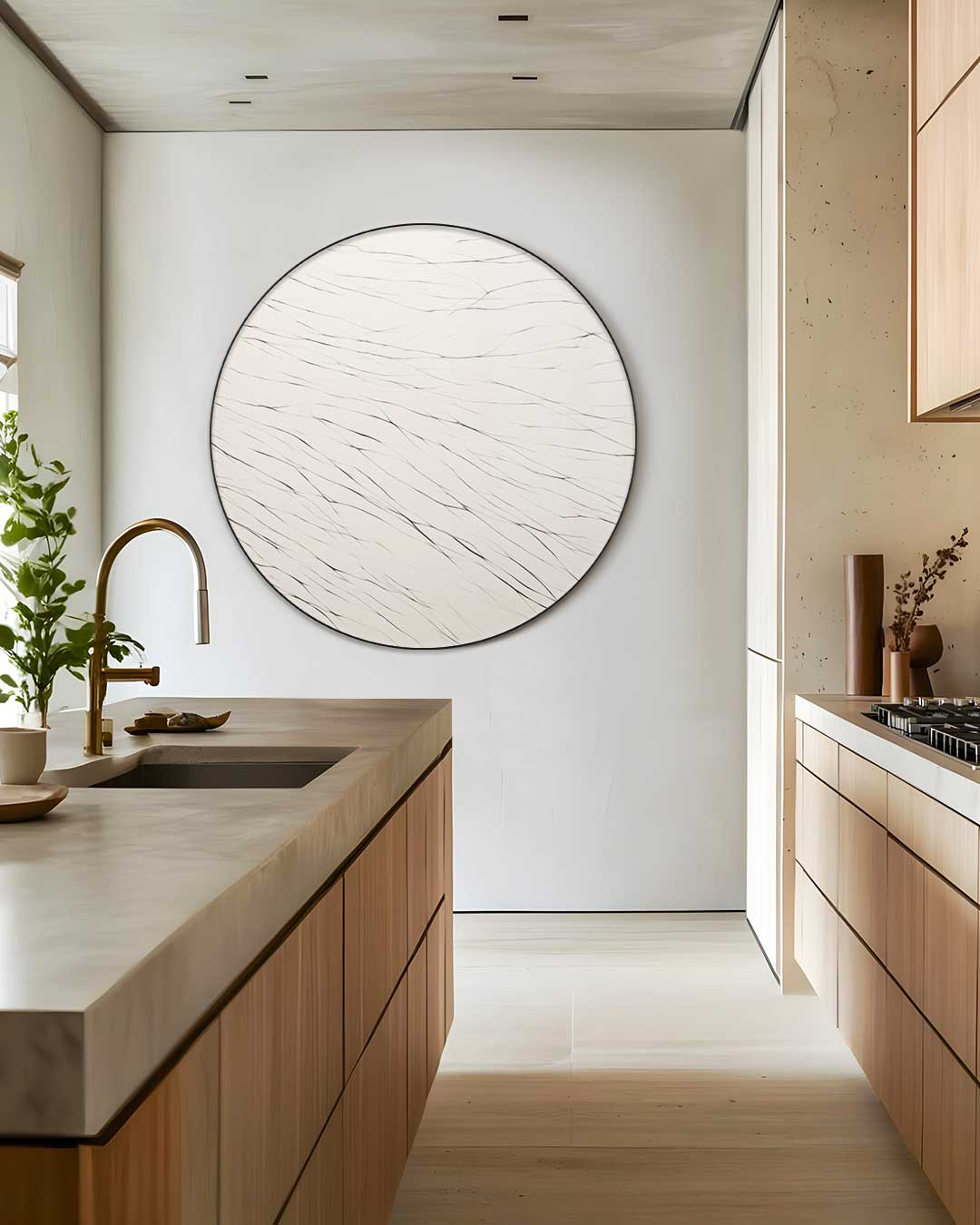 Natuurlijk Elegante Wanden Muurcirkel-WallArtistic