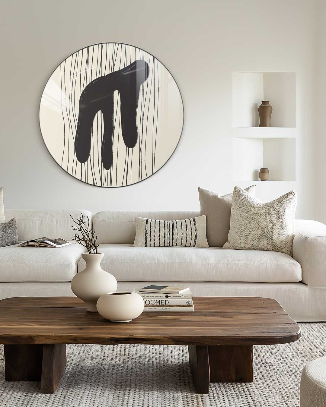 Abstracte Kunst Muurcirkel-WallArtistic