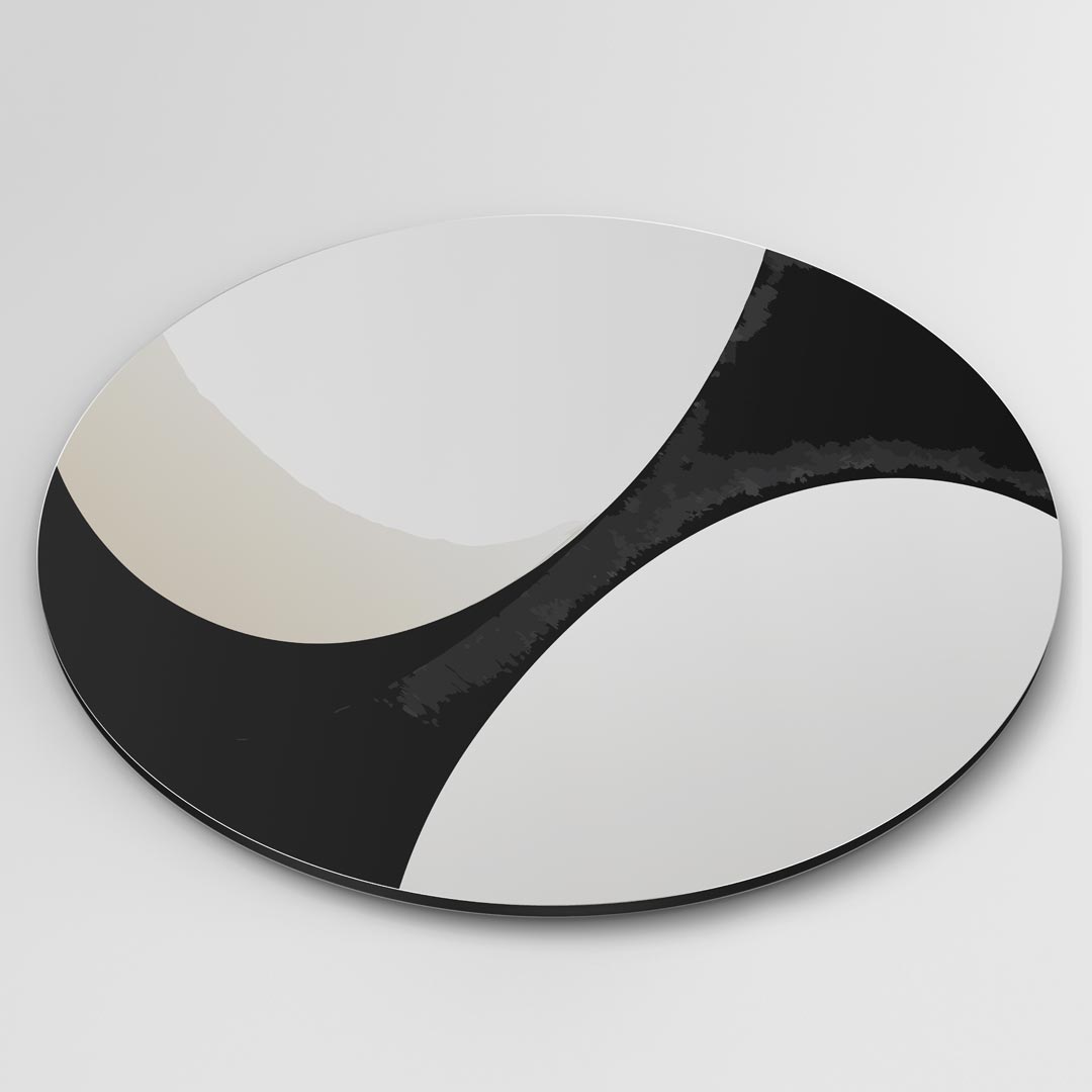 Moderne Abstracte Muurcirkel-WallArtistic