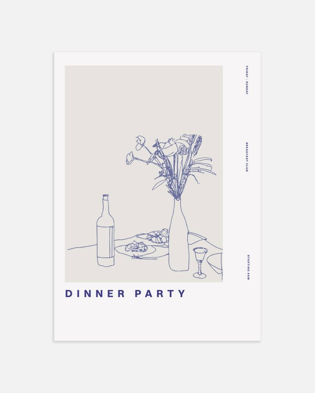 Elegante dinner party Poster