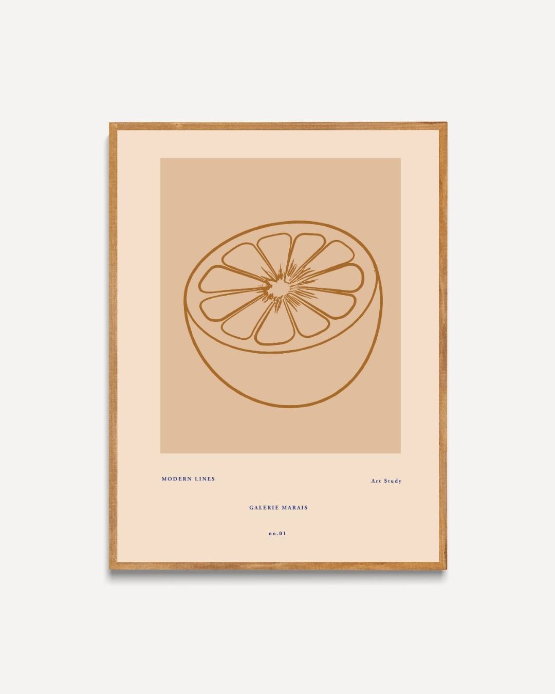 Citrusstudie Poster