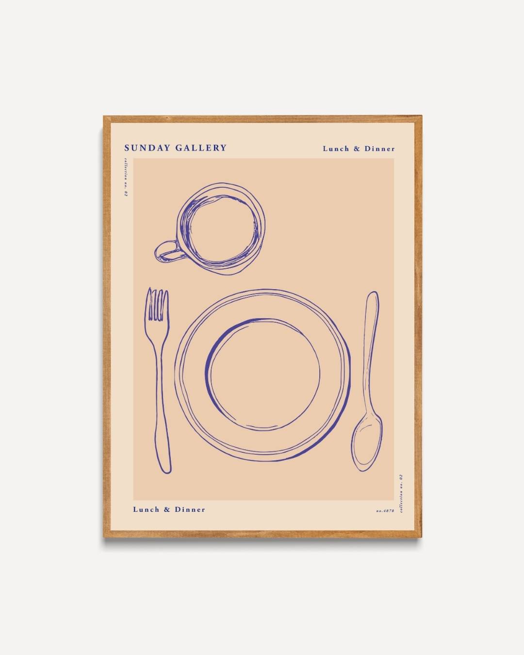 Ontbijttafel Poster