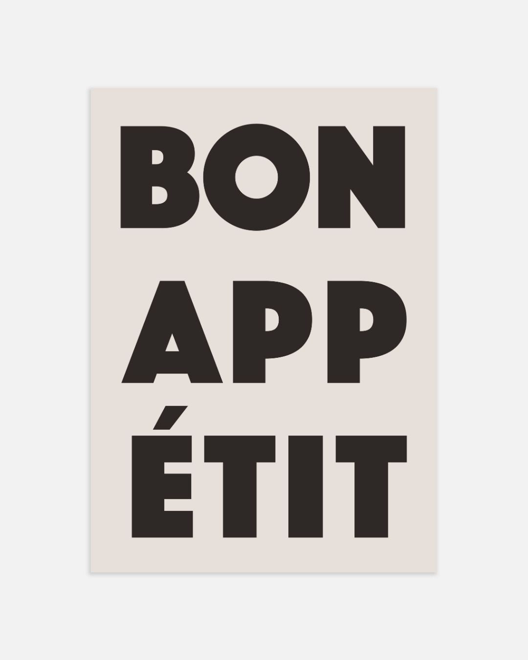 Bon Appétit Poster
