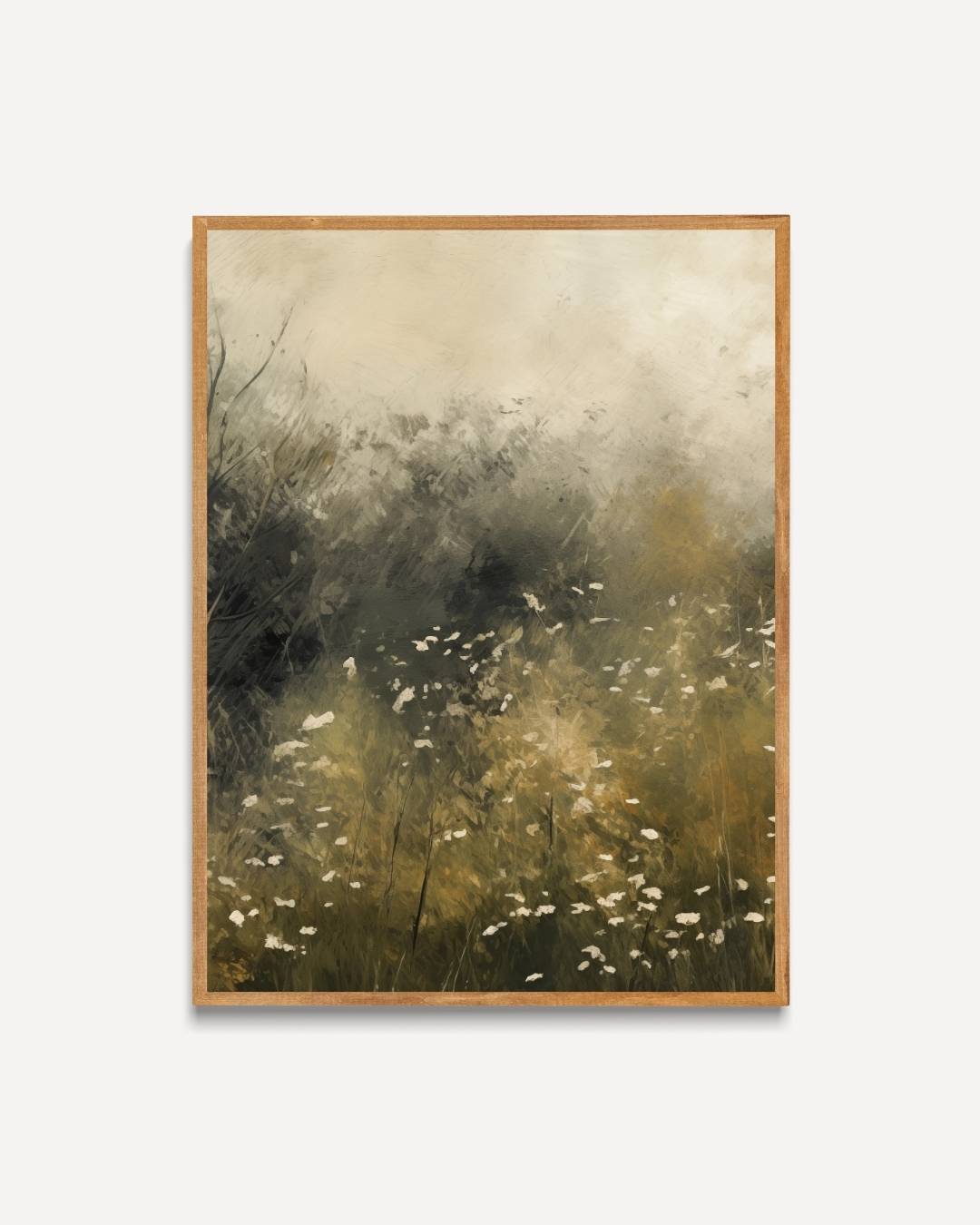 Wilde bloemen in het veld Poster