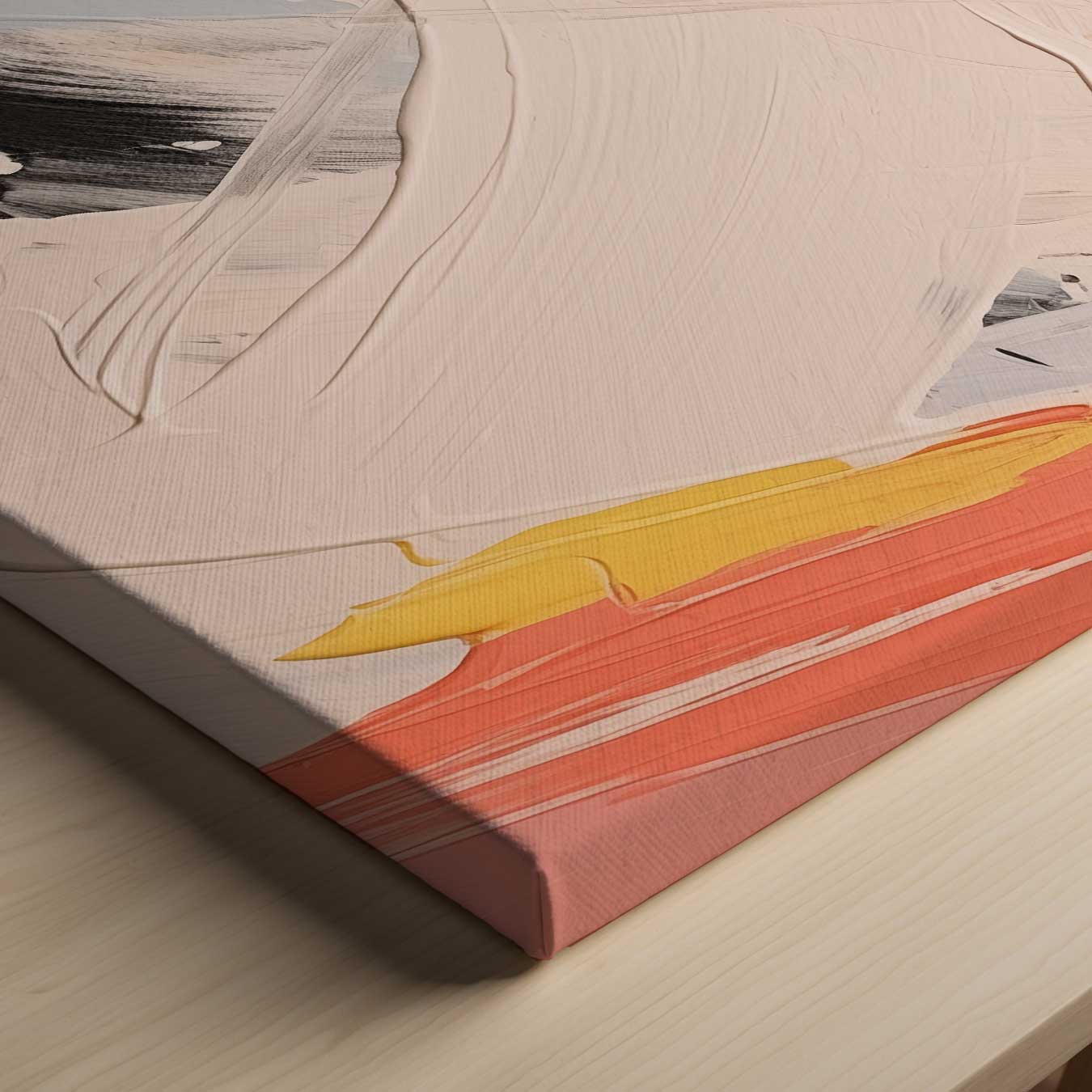 Abstracte zonsopkomst met gele toetsen