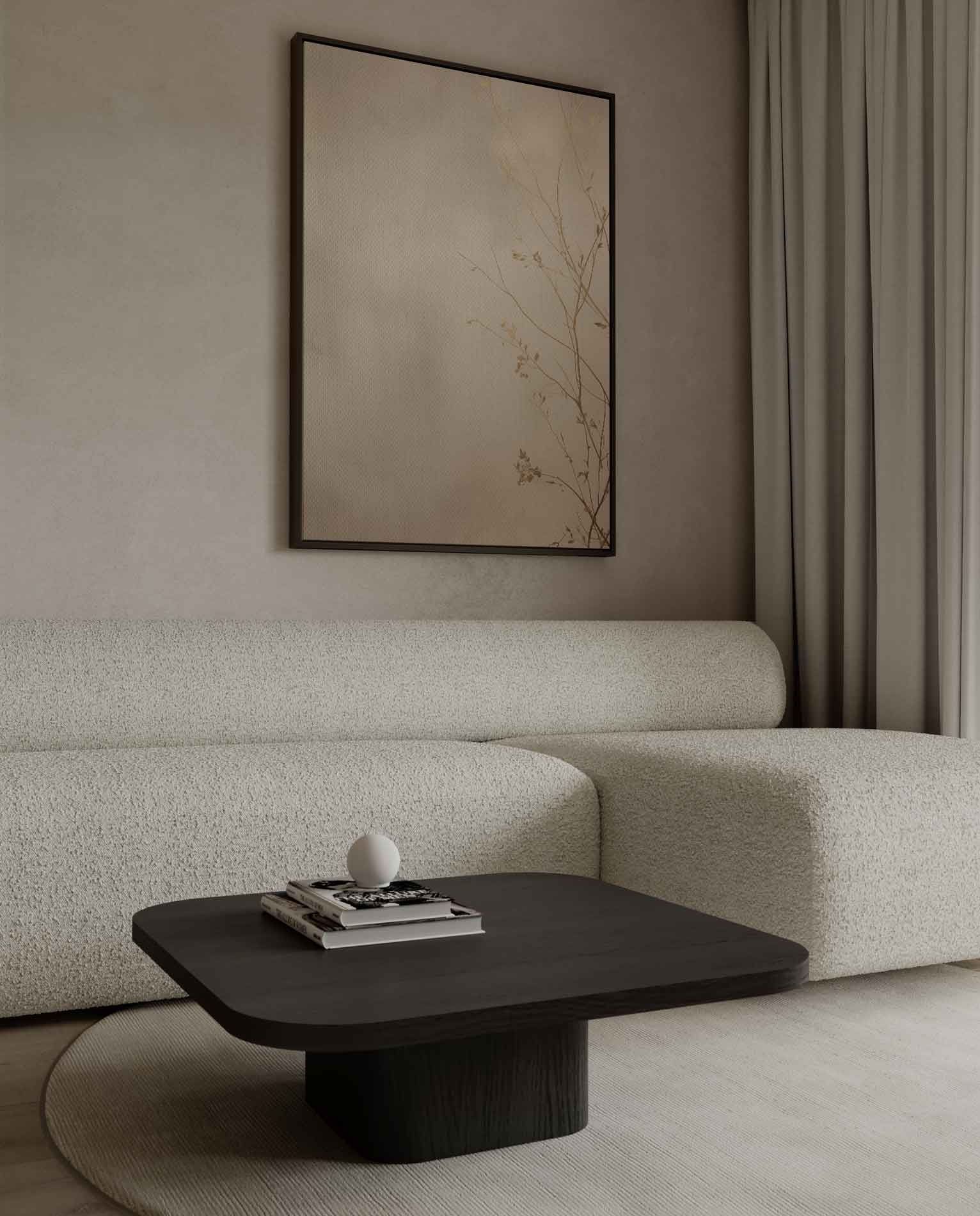 Takjes in goud op beige achtergrond