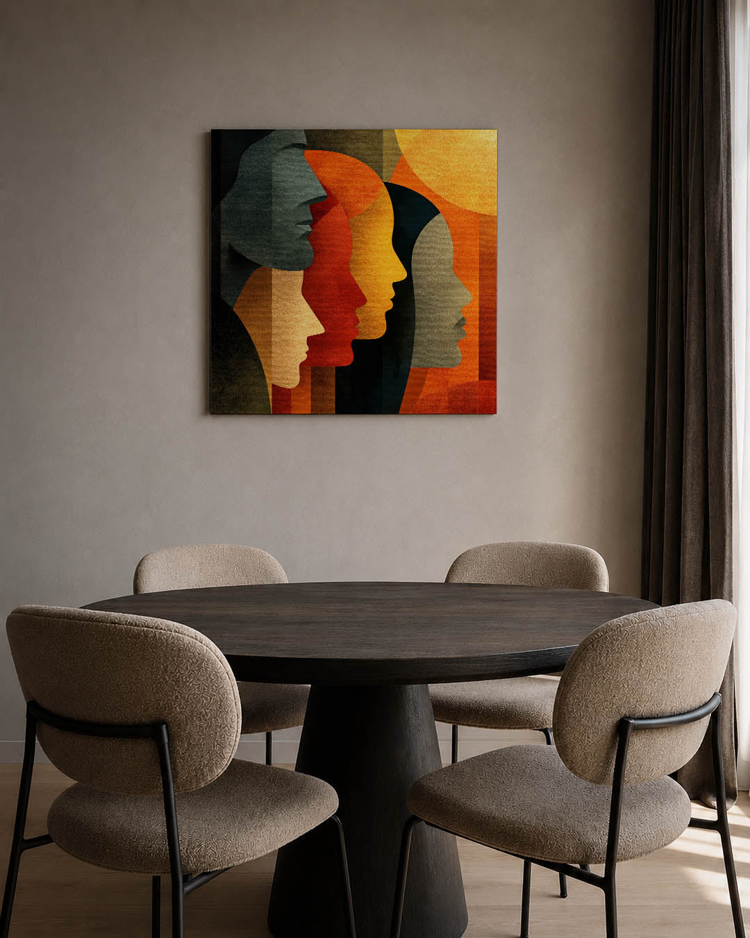 Geometrische profielen Kunstwerk