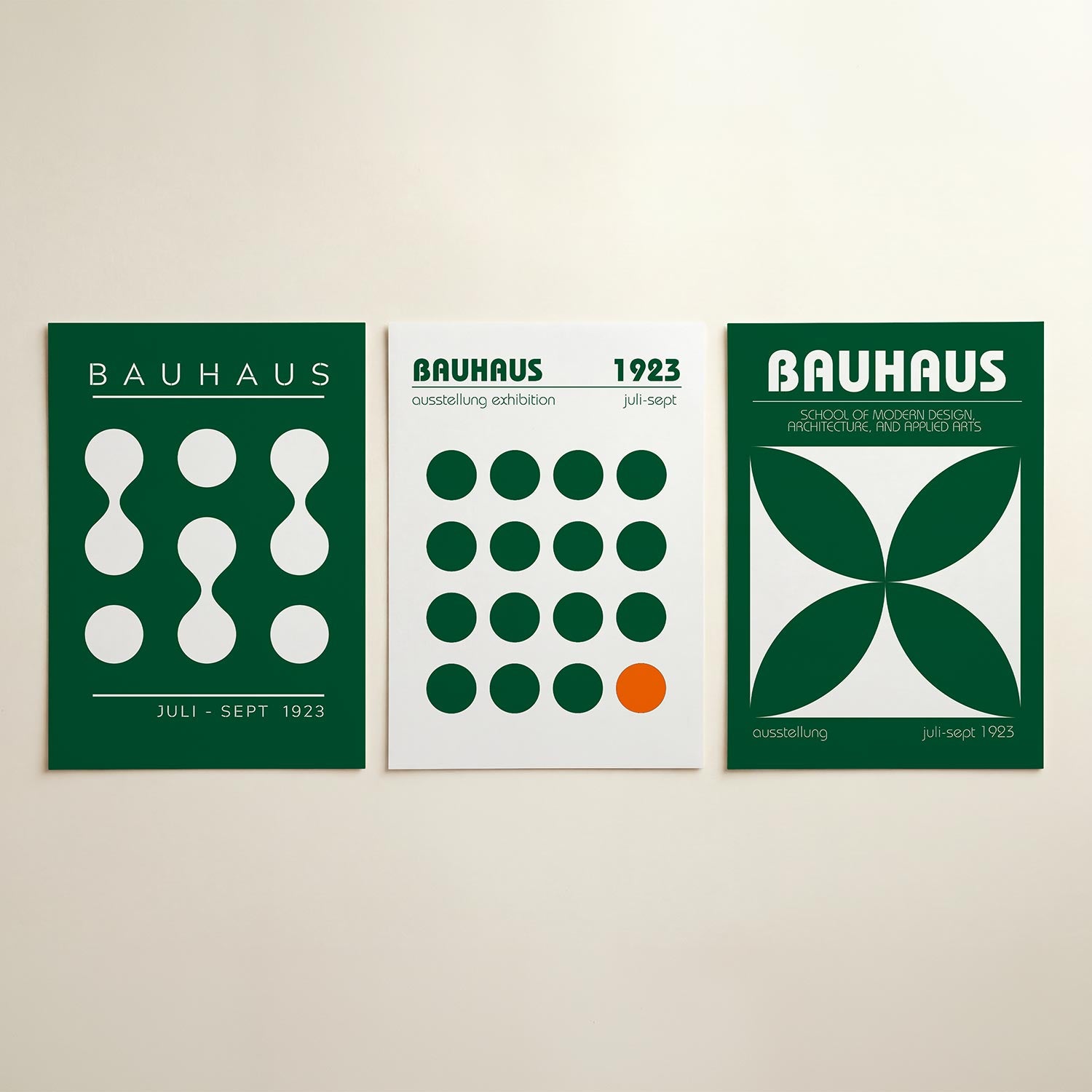 Vormen en vlakken Posterset