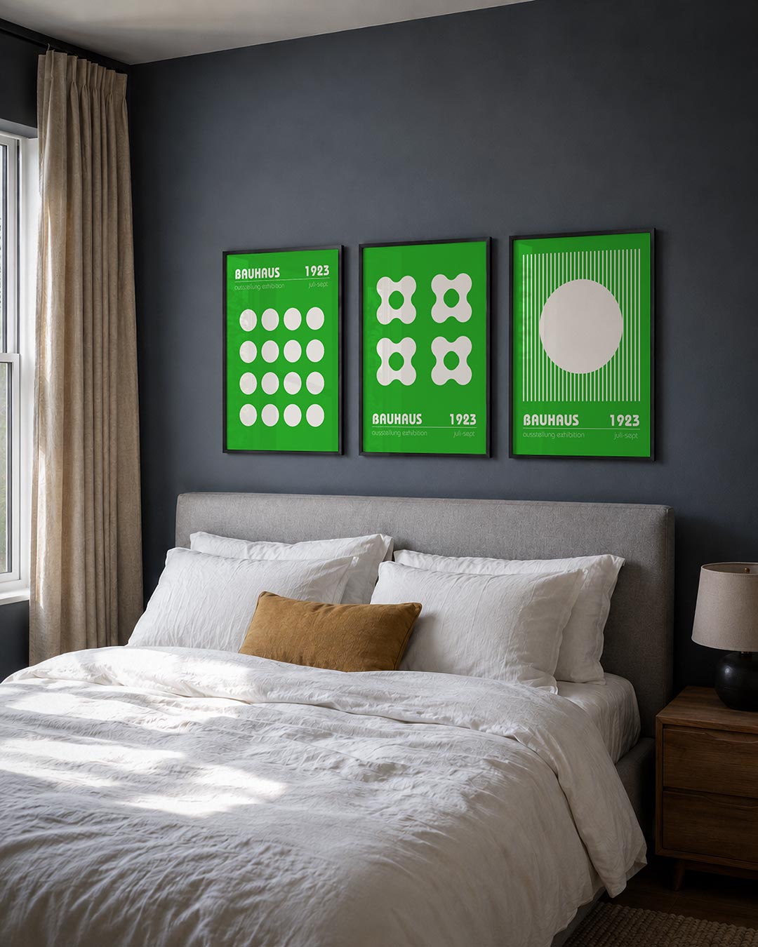 Cirkelritme groen Posterset