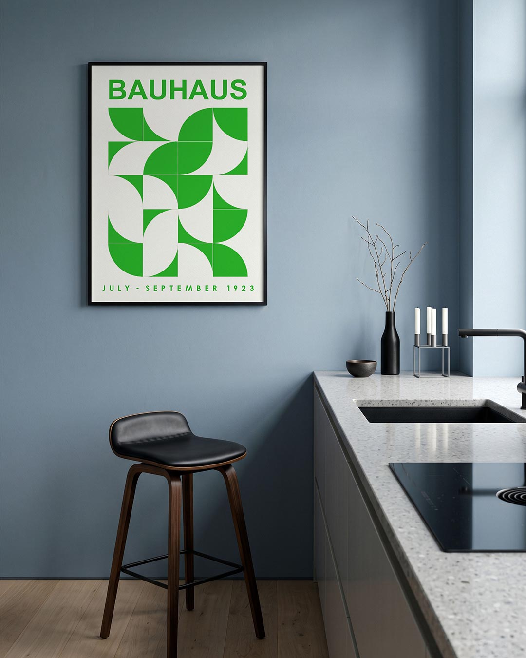 Vormritme en kleur Poster