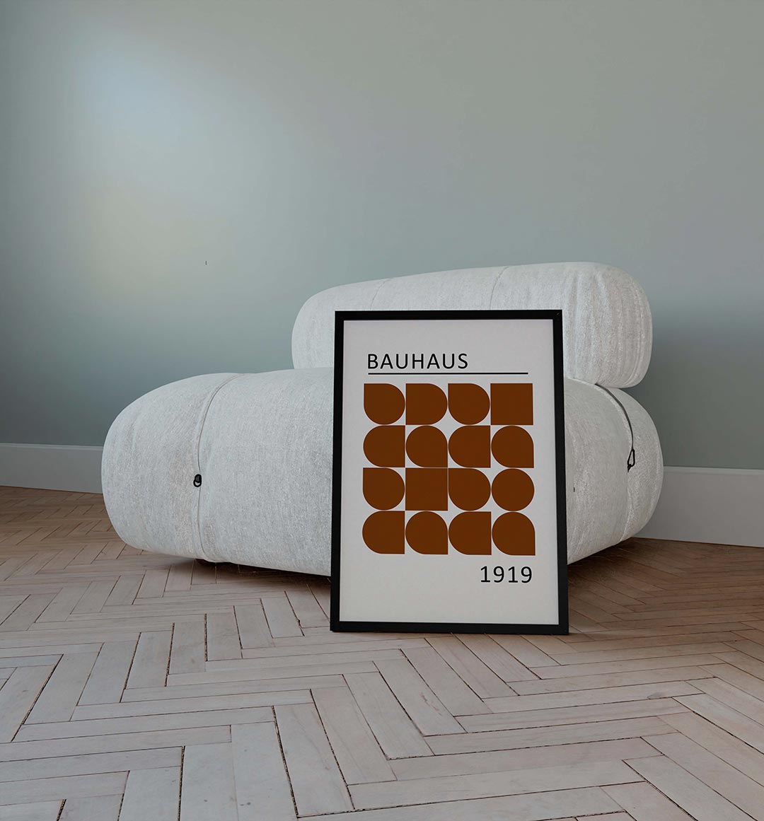 Vormritme en lijnen Poster