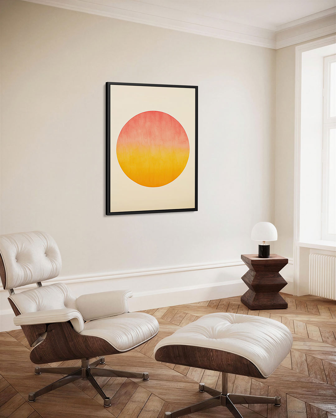 Kleurrijke cirkel Kunstwerk