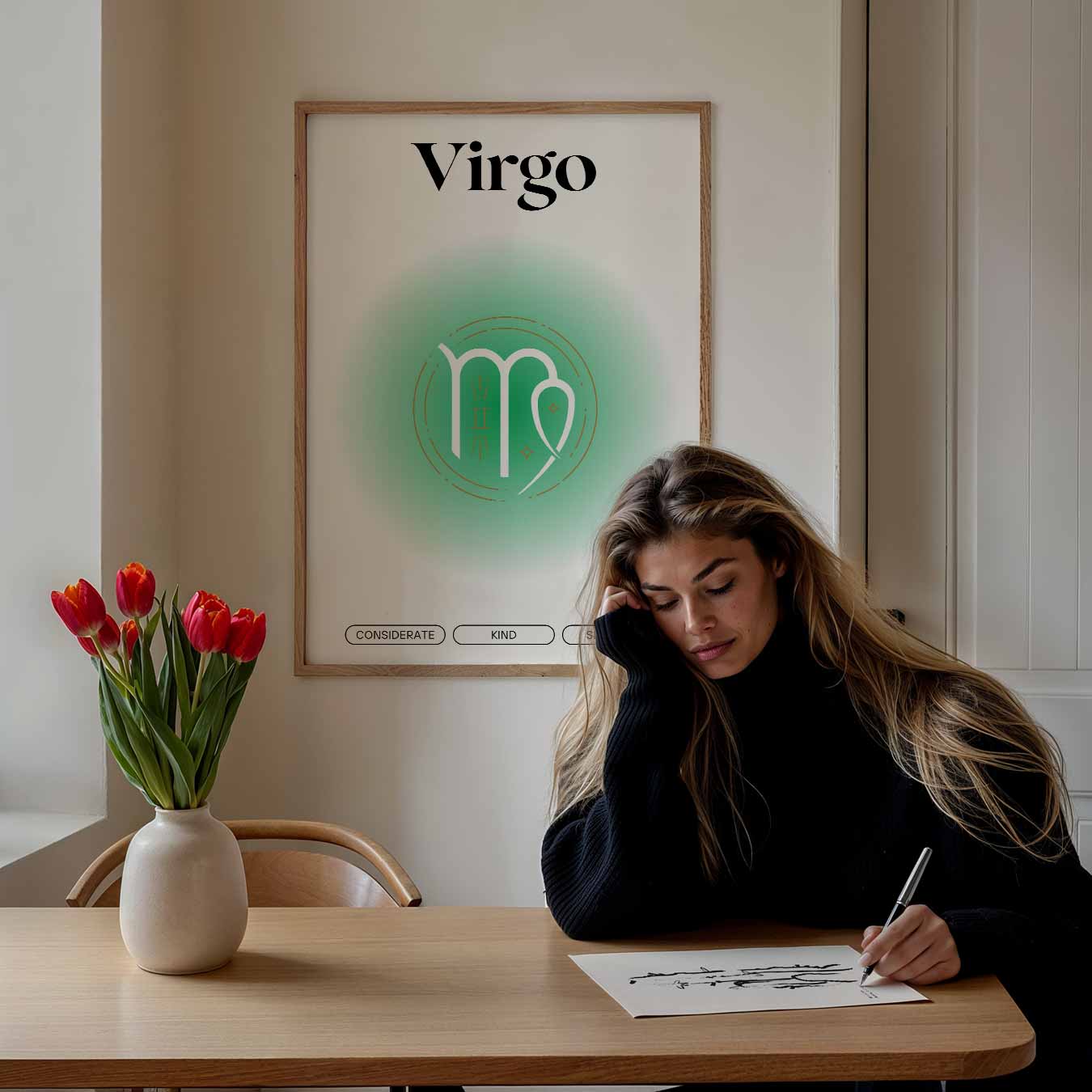 Virgo Zodiac Poster-WallArtistic