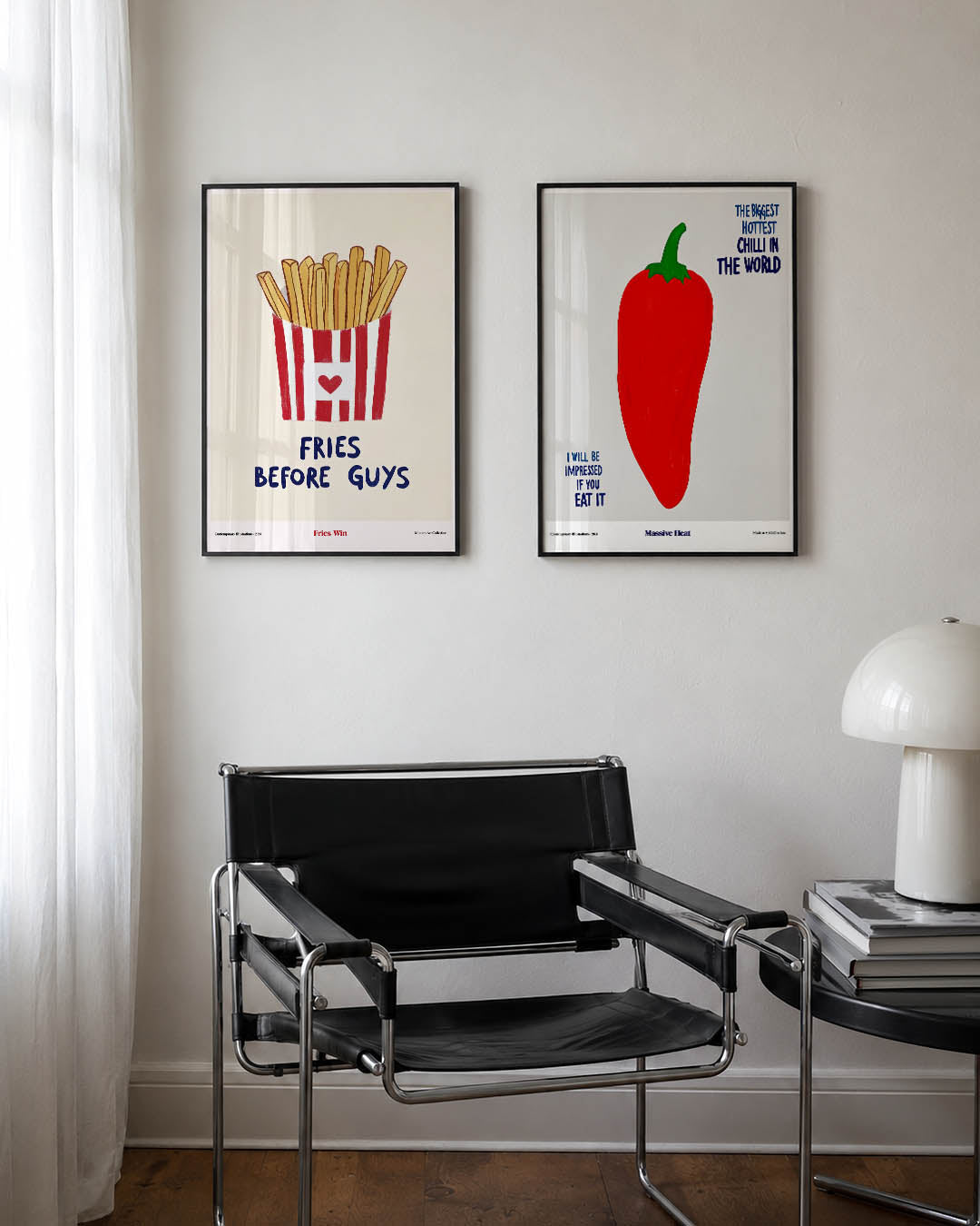 Friet en liefde Posterset