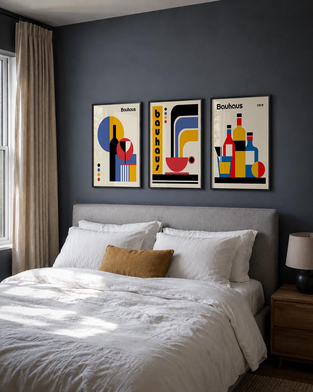Vormen en kleurvlakken Posterset