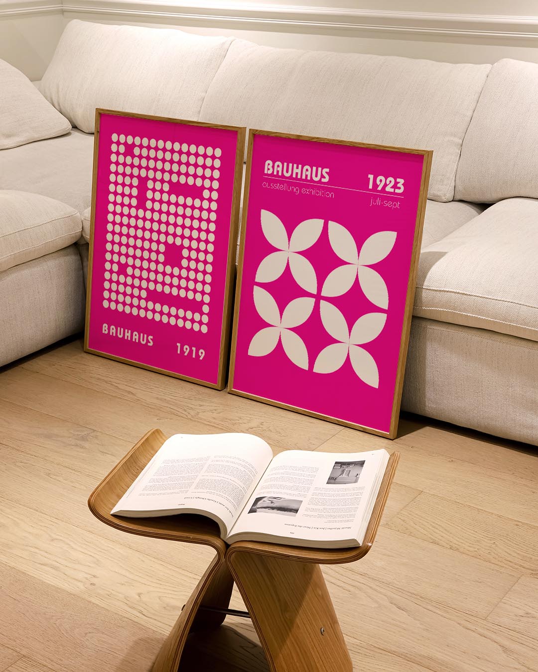 Vormenspel en kleur Posterset