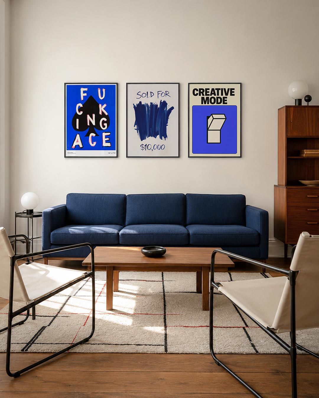 Speelse typografie Posterset