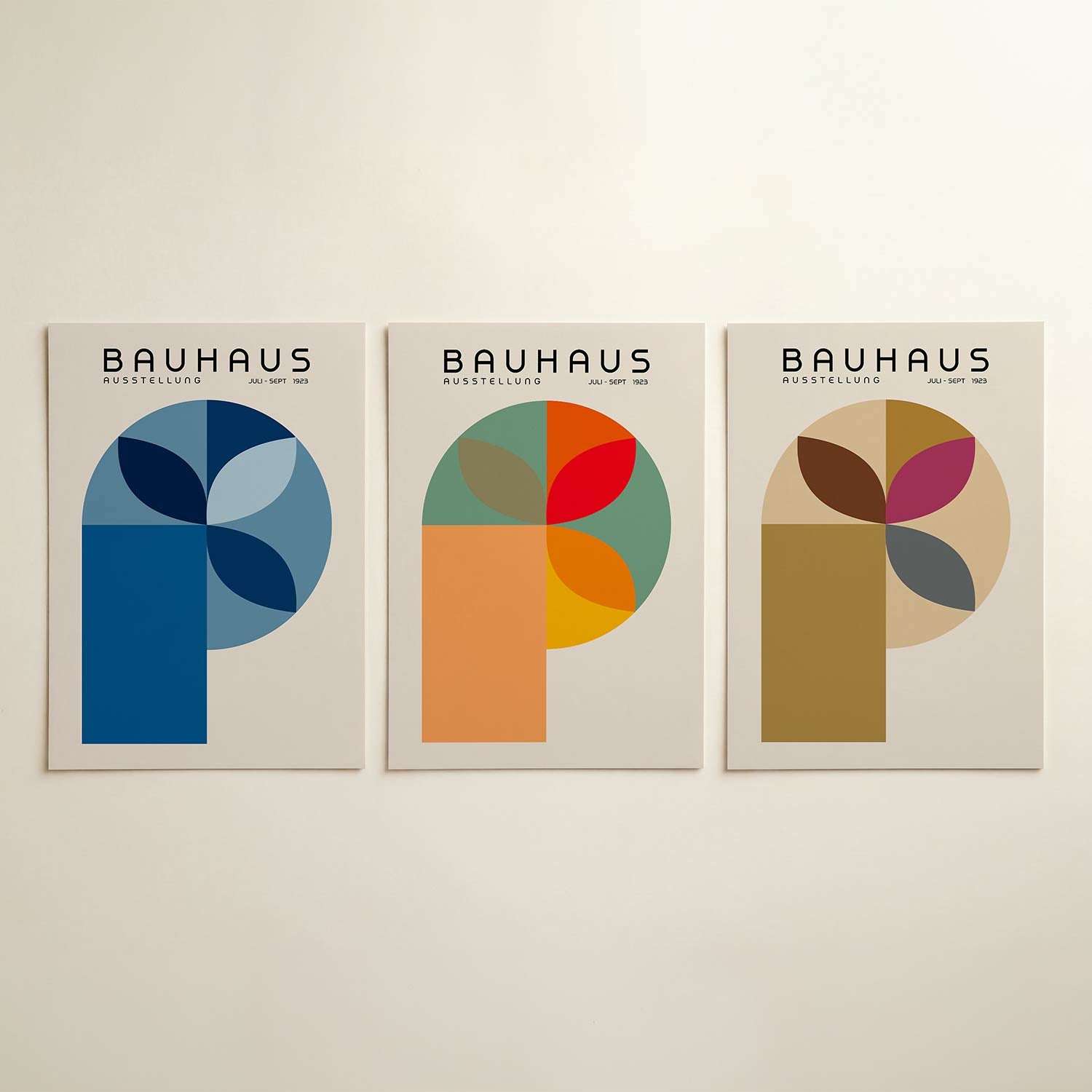 Vormen en vlakken Posterset