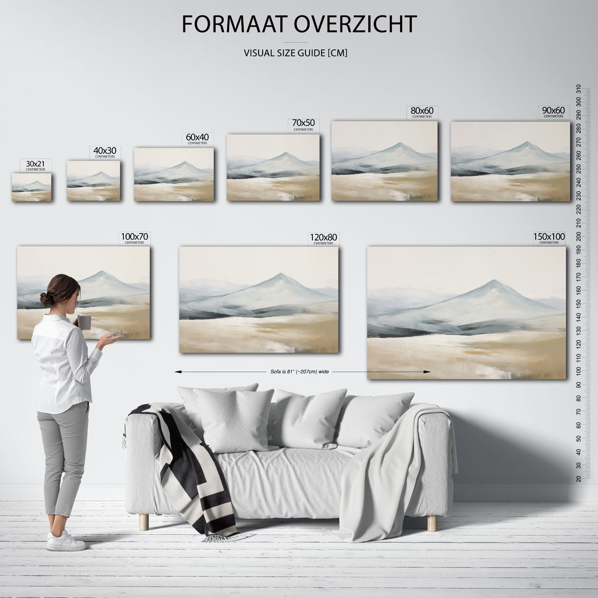 Berglandschap Poster