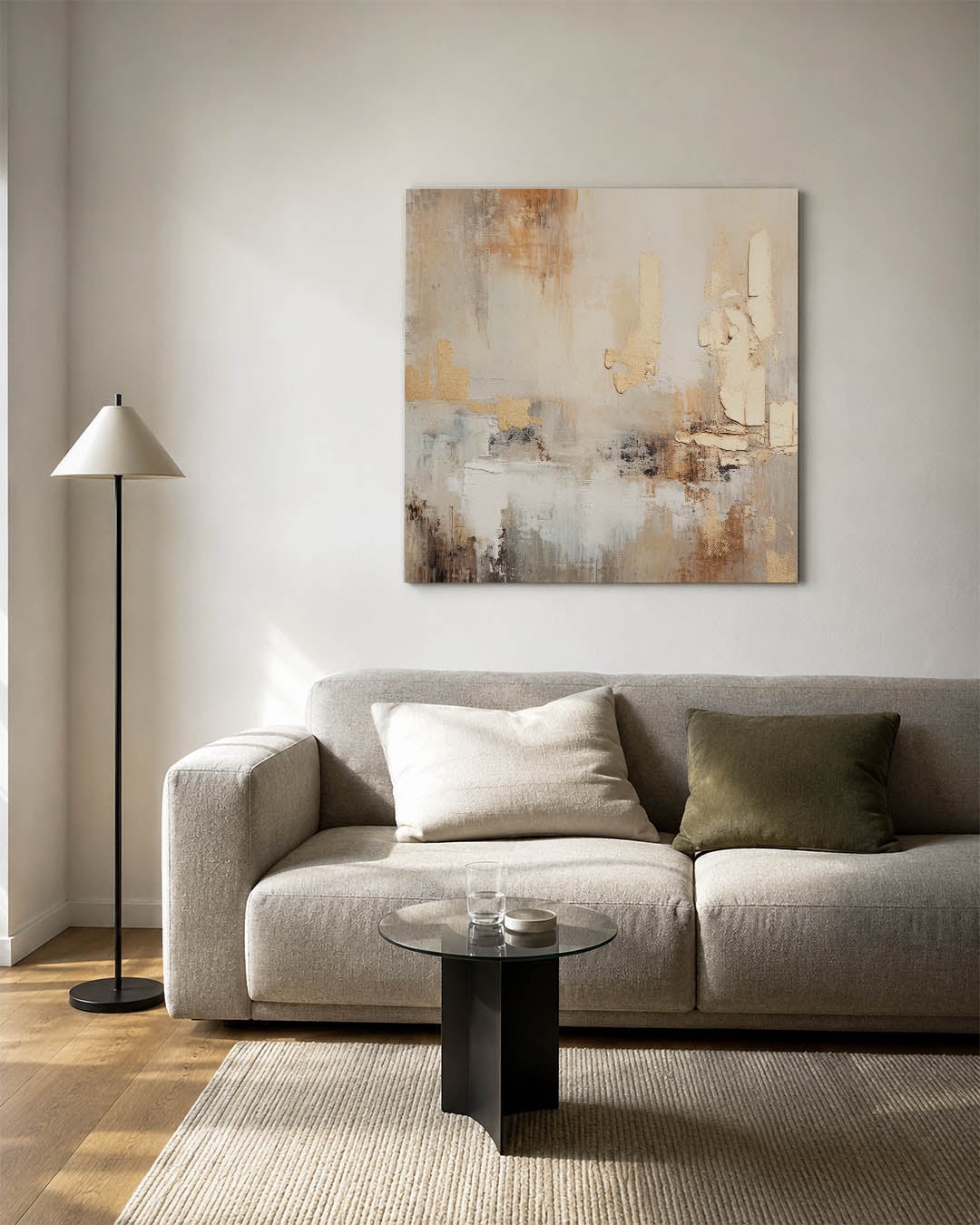 Gelaagde texturen Kunstwerk