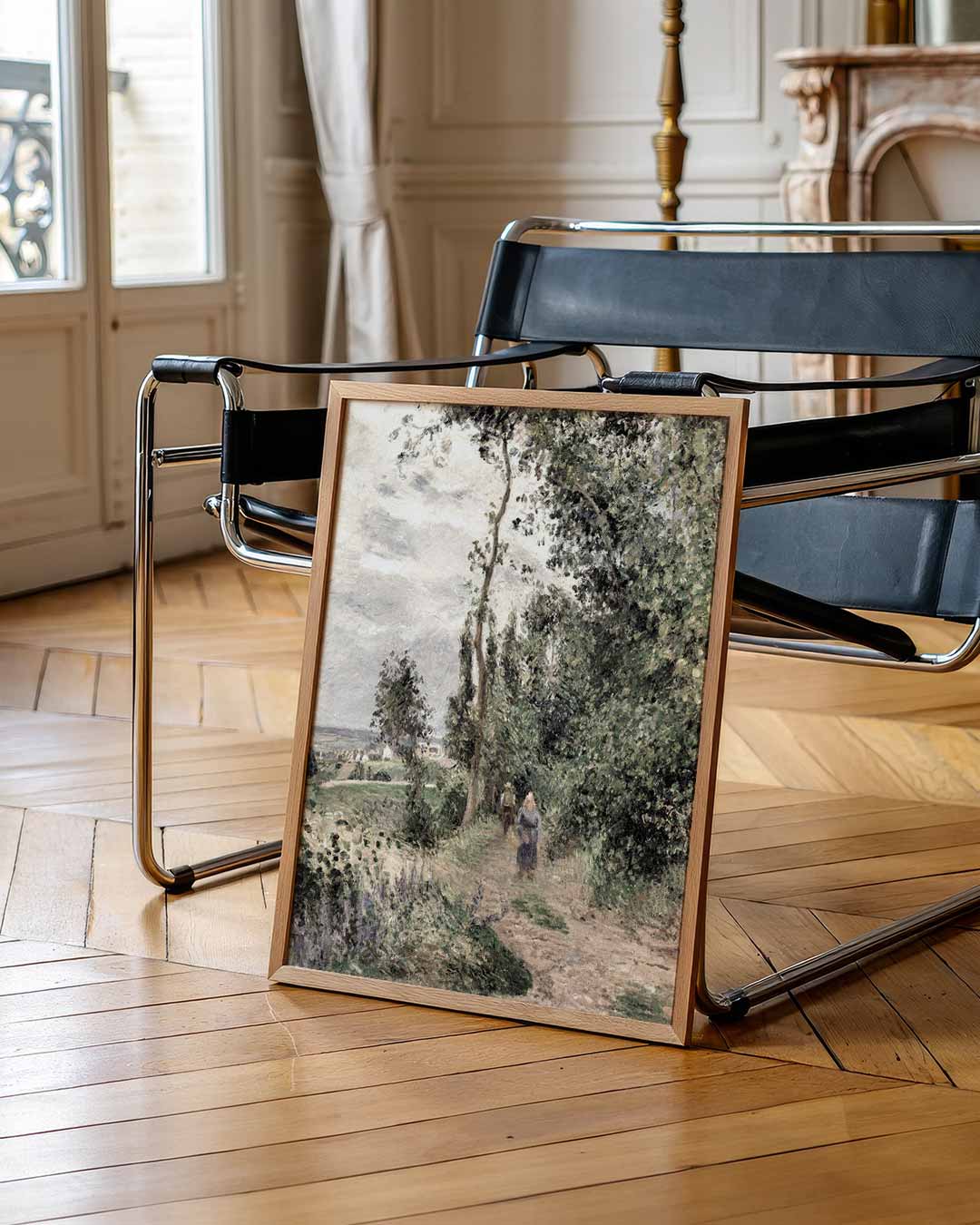 Lente Wandelpad Poster-WallArtistic