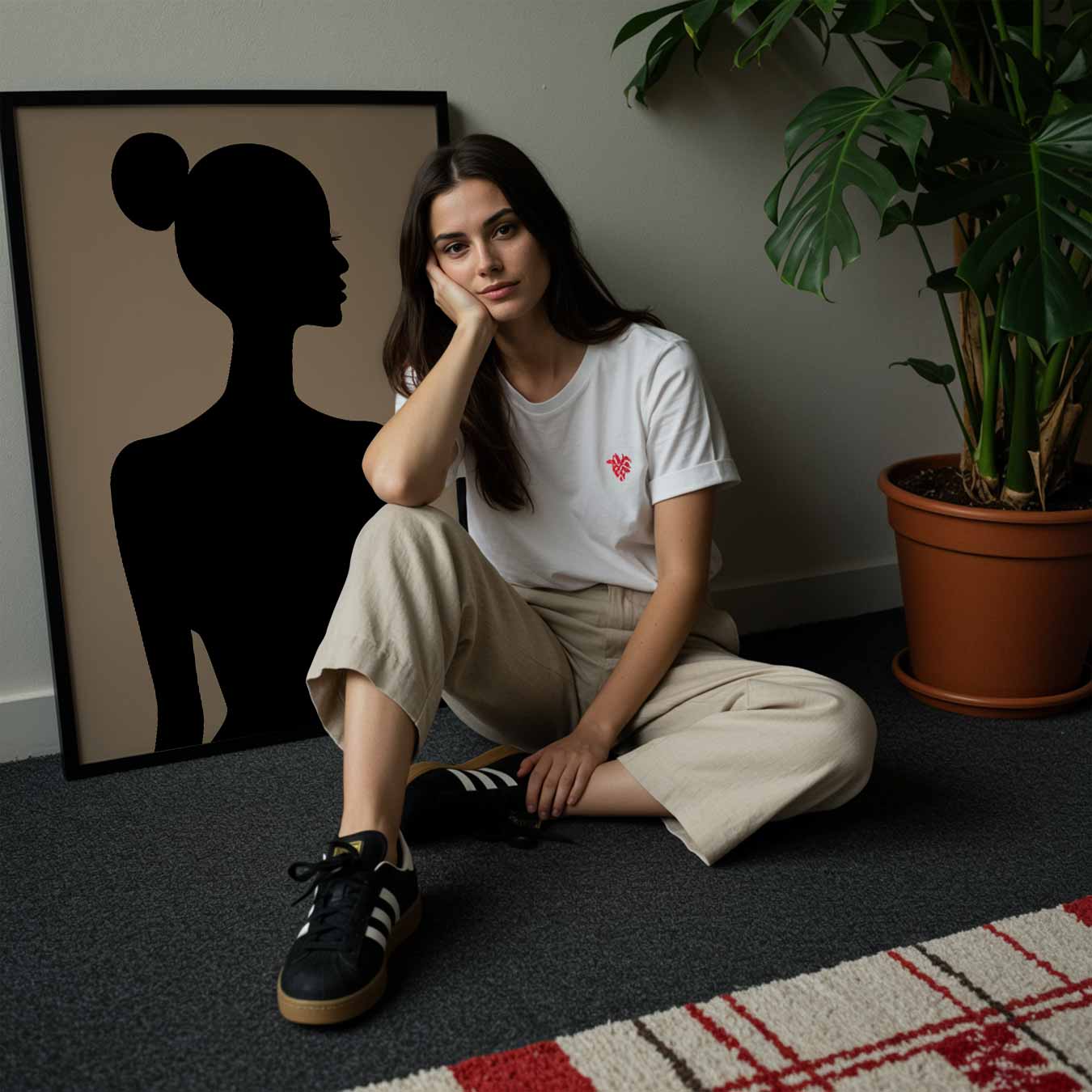 Stijlvolle Silhouet Poster-WallArtistic