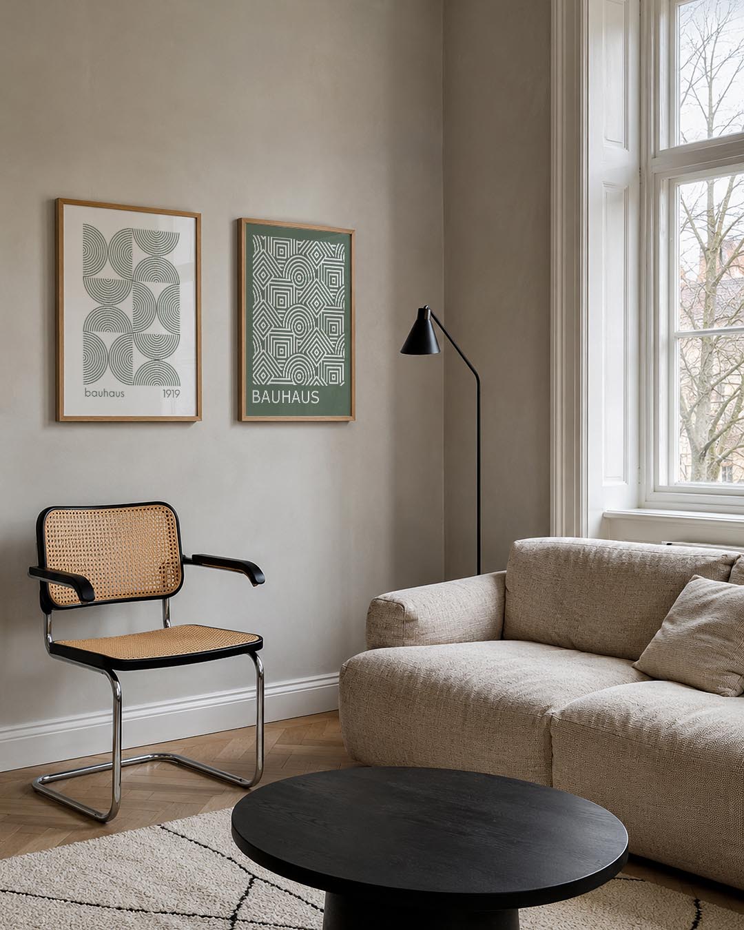 Cirkelpatroon harmonie Posterset