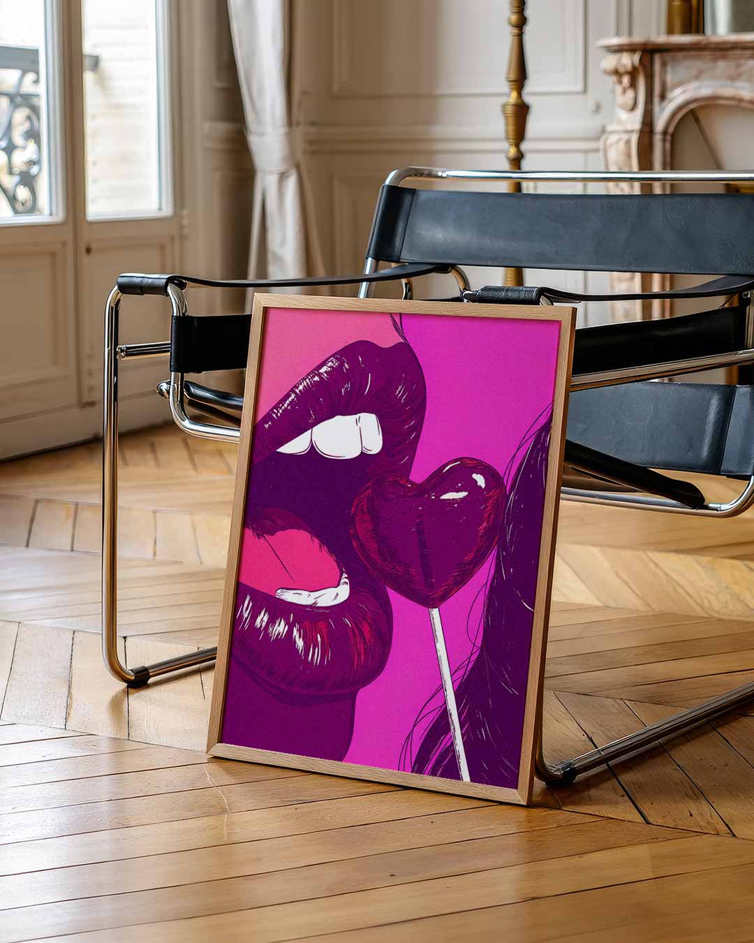 Liefdevolle Lollipop Luxe Poster-WallArtistic