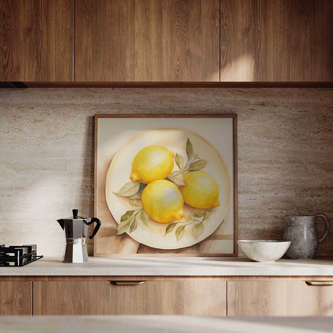 Citroenen op schaal Poster
