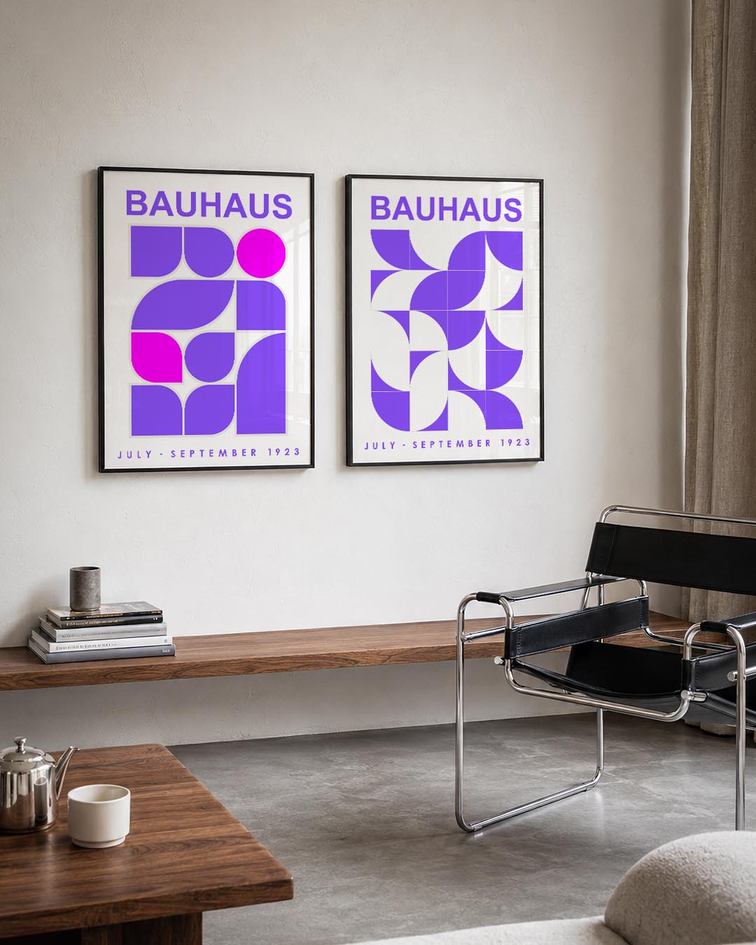 Vormen en kleurvlakken Posterset