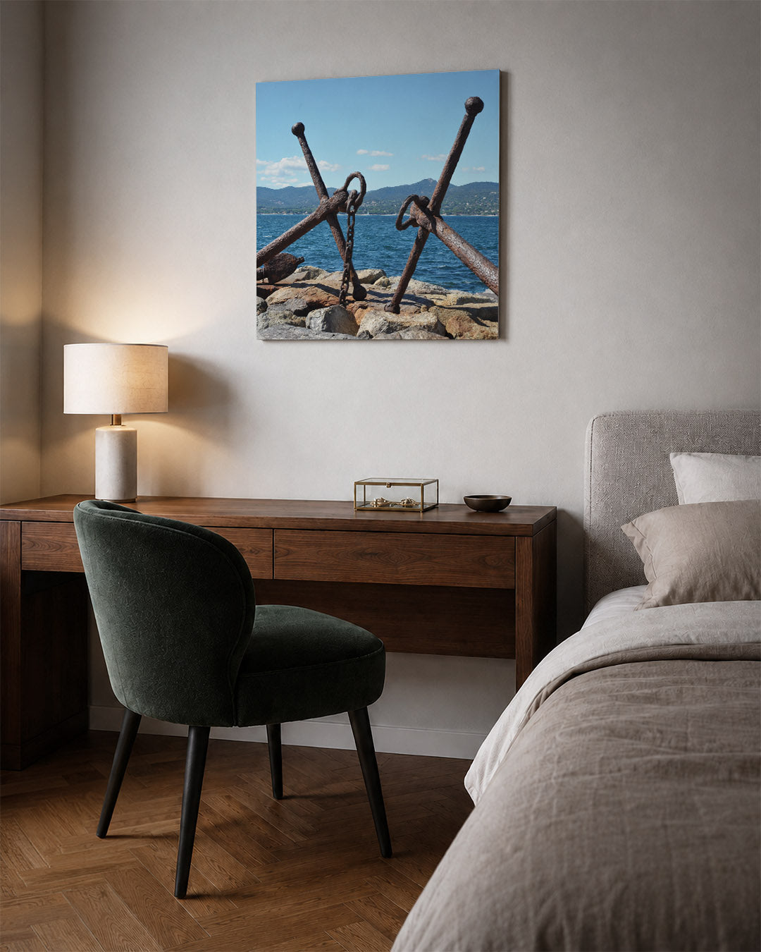 Ankers aan zee Kunstwerk