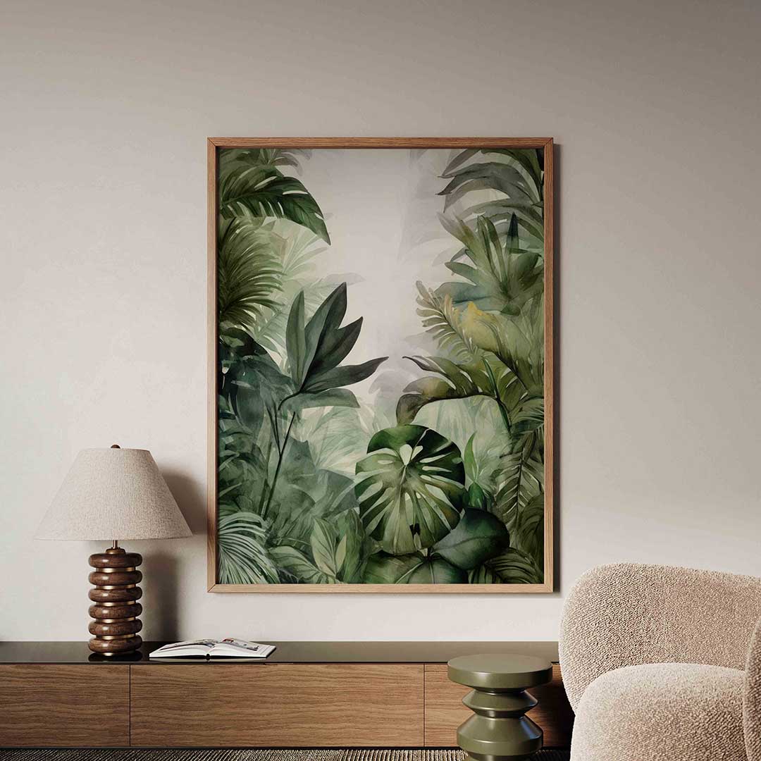 Groene bladeren Poster