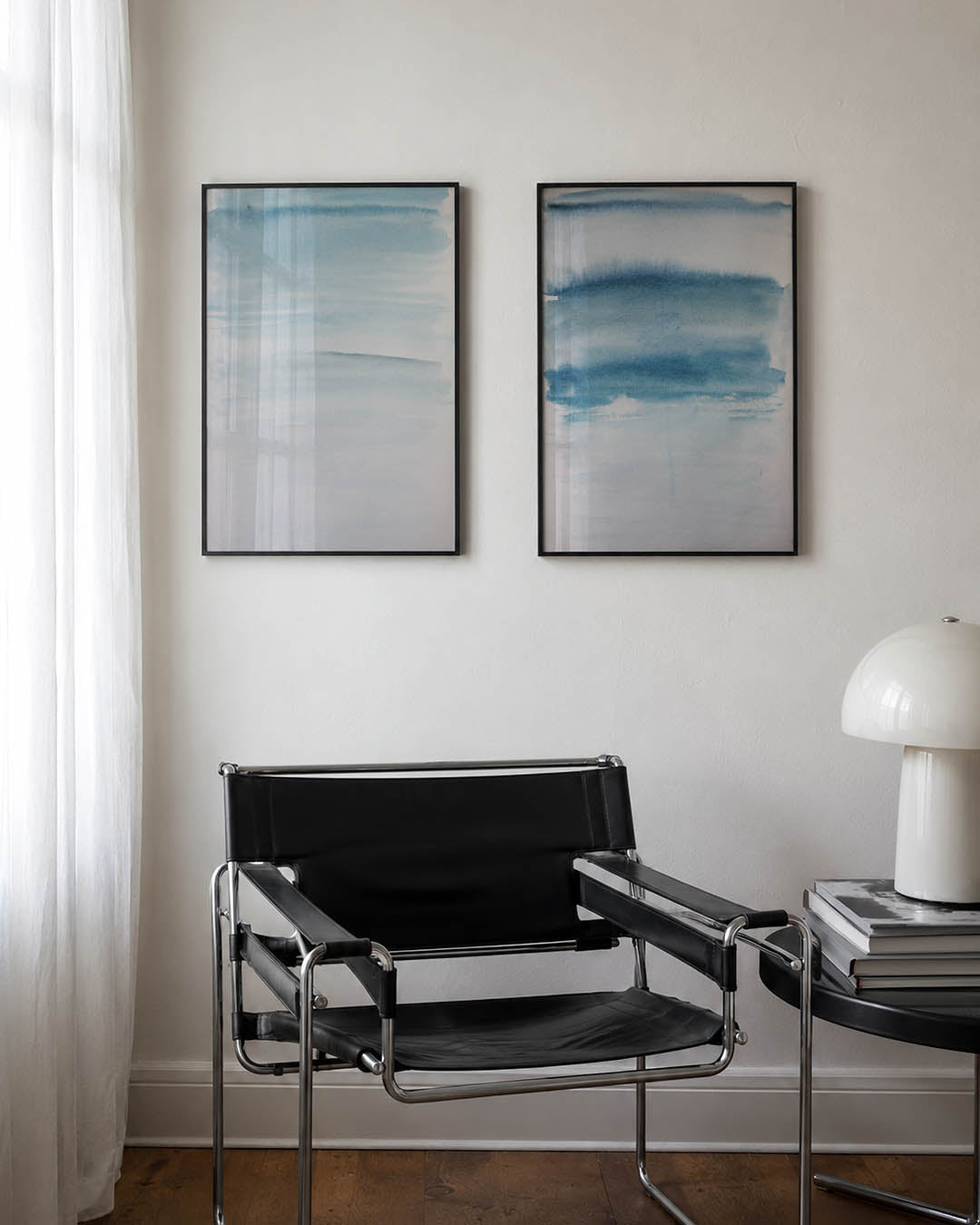 Blauwe vegen Posterset