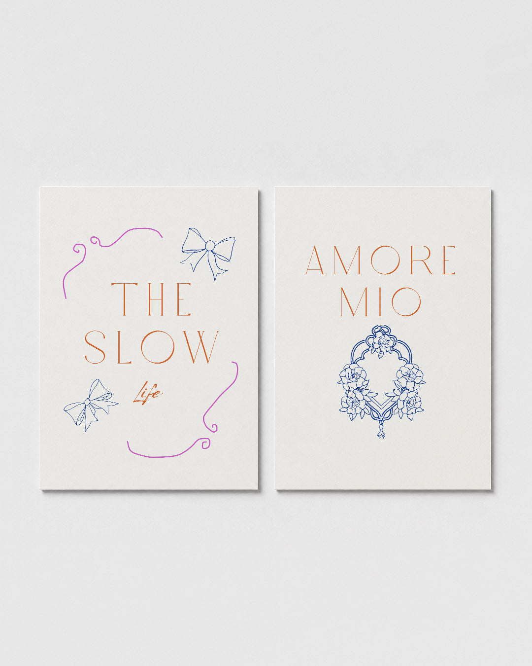 Rustige elegantie Posterset