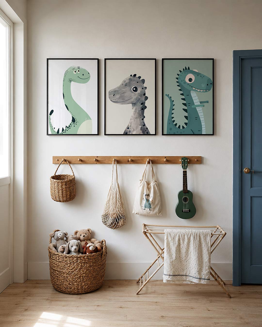 Vrolijke dino Posterset