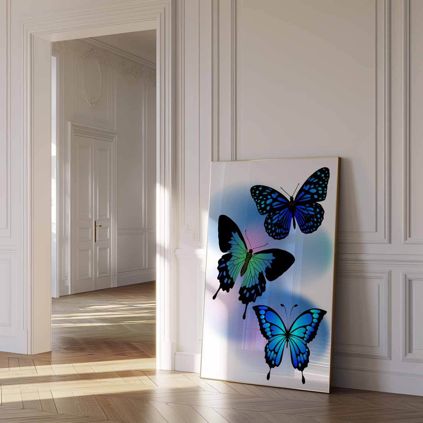 Betoverende Vlinderpracht Poster-WallArtistic