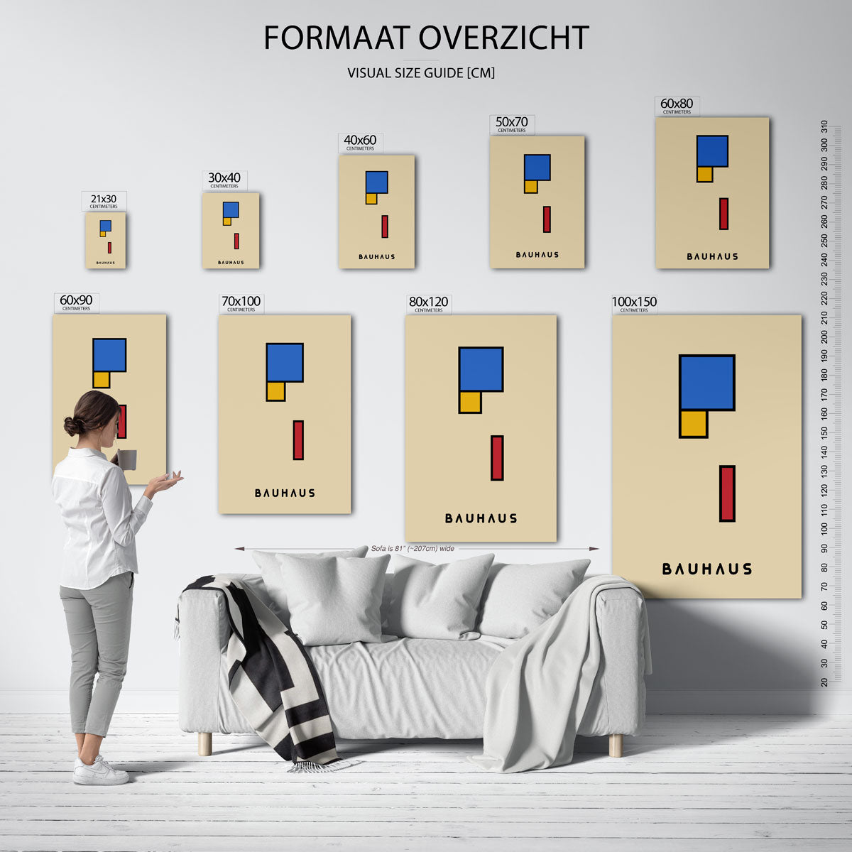 Vorm en kleur Poster