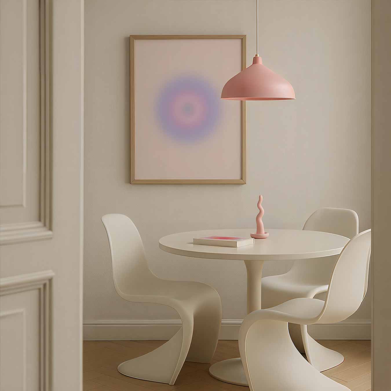 Pastel Kleurenspel Wanddecoratie Poster-WallArtistic