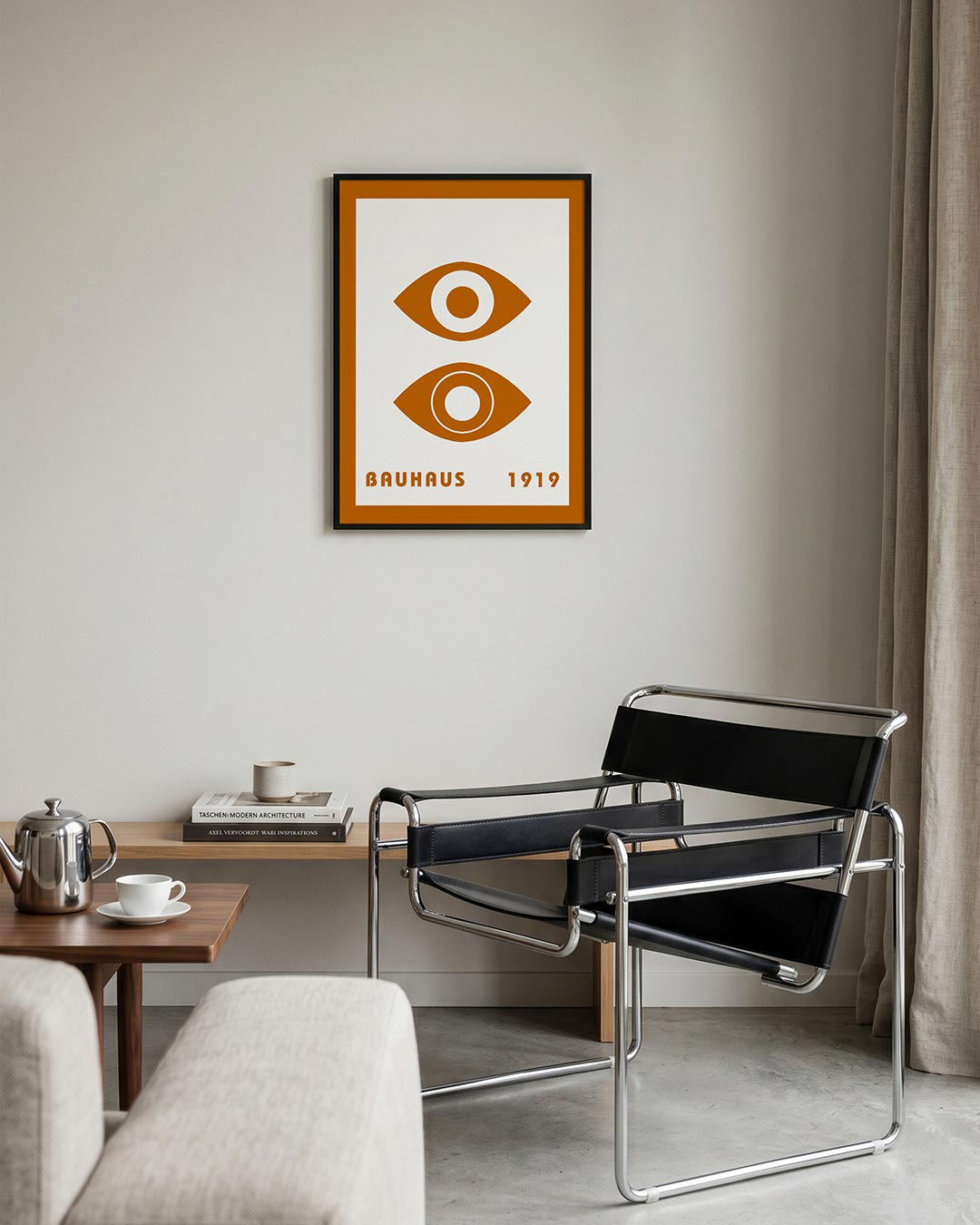Oogvormen en lijnen Poster