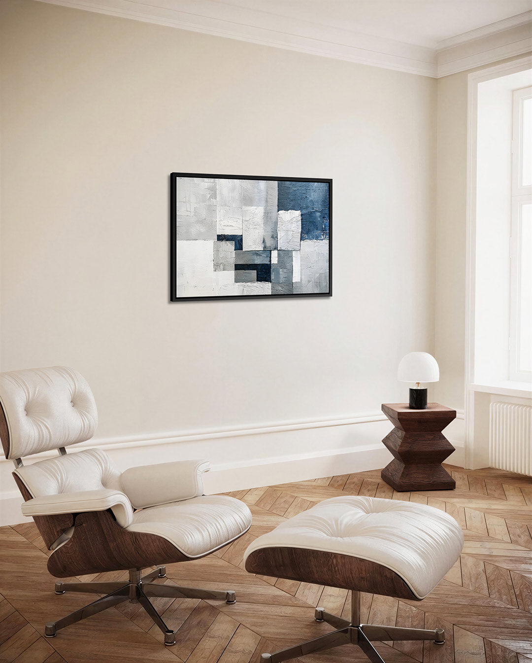 Geometrische compositie Kunstwerk