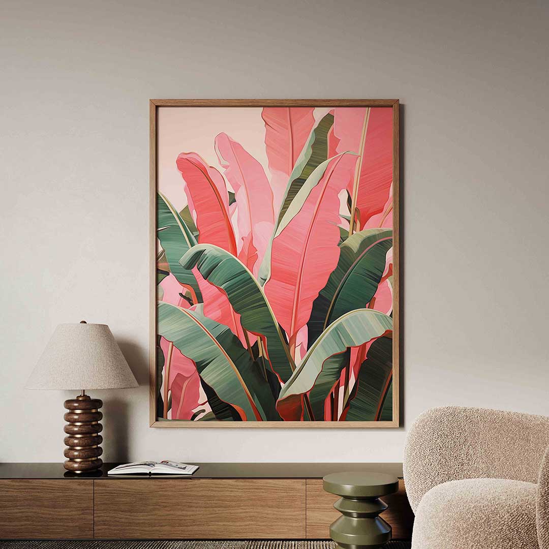 Banana bladeren Poster