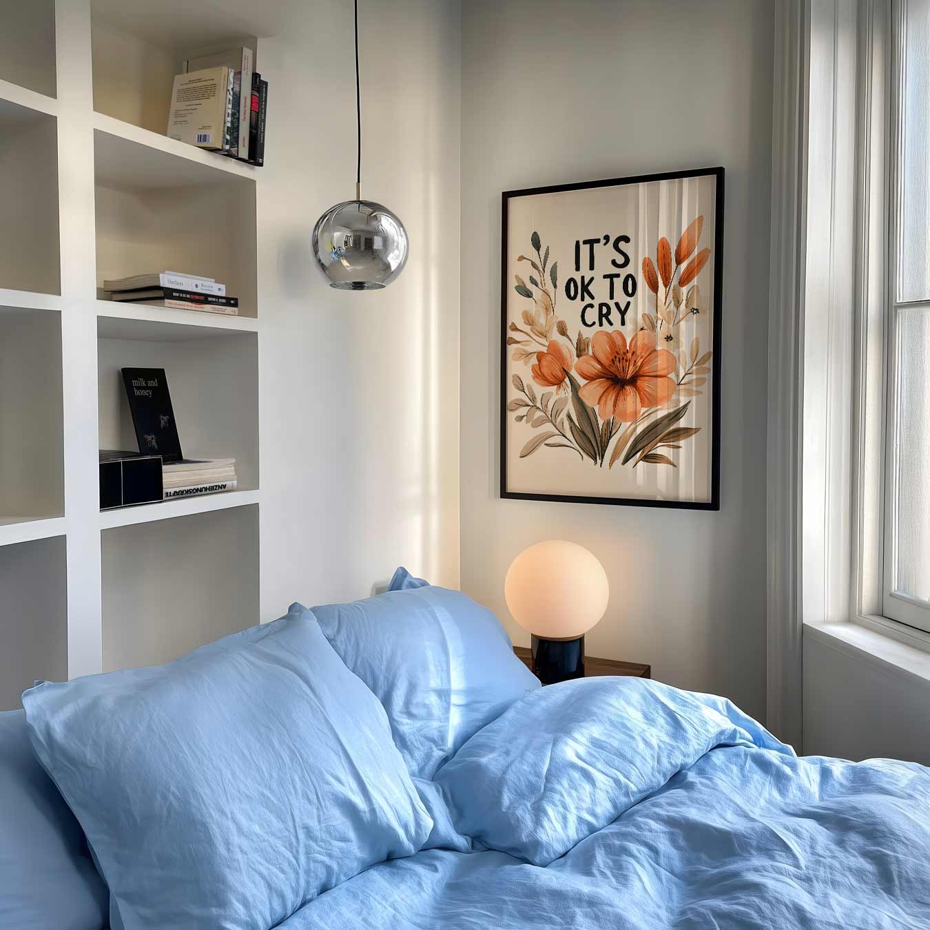 Empowerende Bloemenposter-WallArtistic