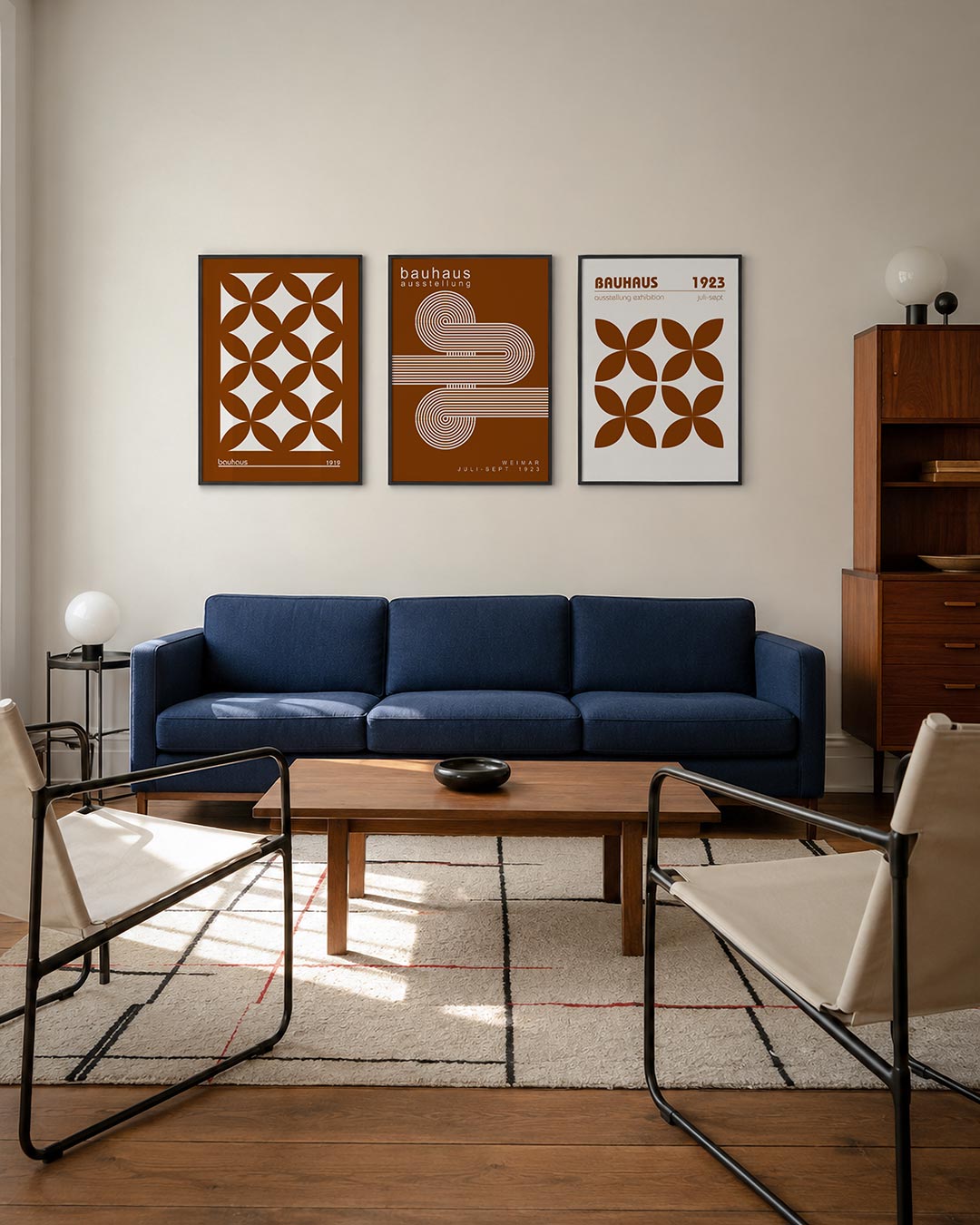 Vormritme en kleur Posterset
