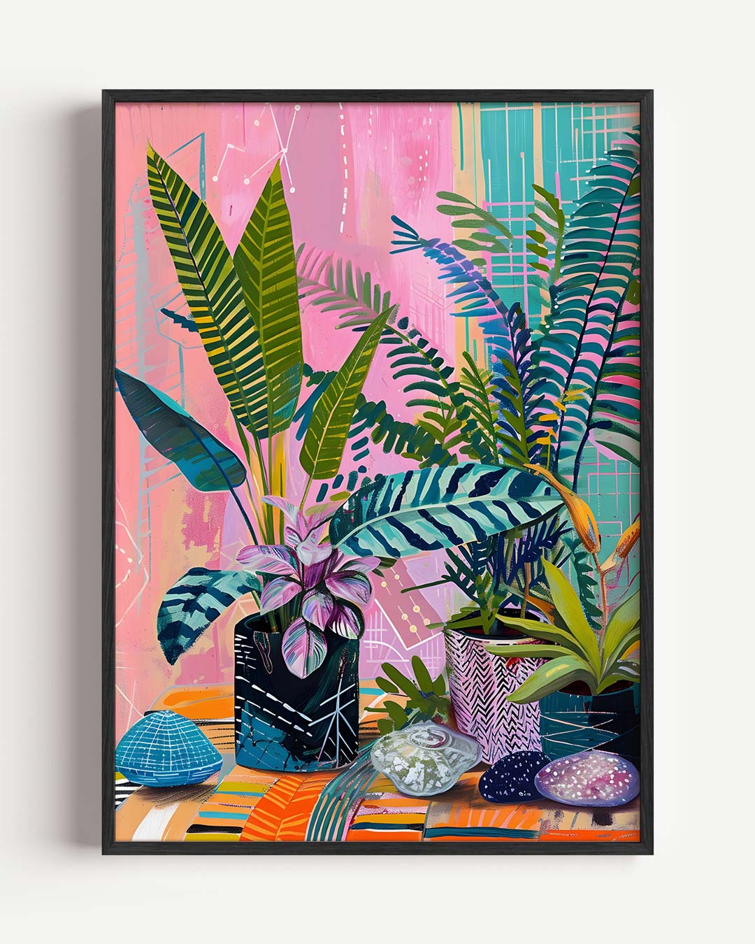 Tropische Botanische Droom Poster-WallArtistic