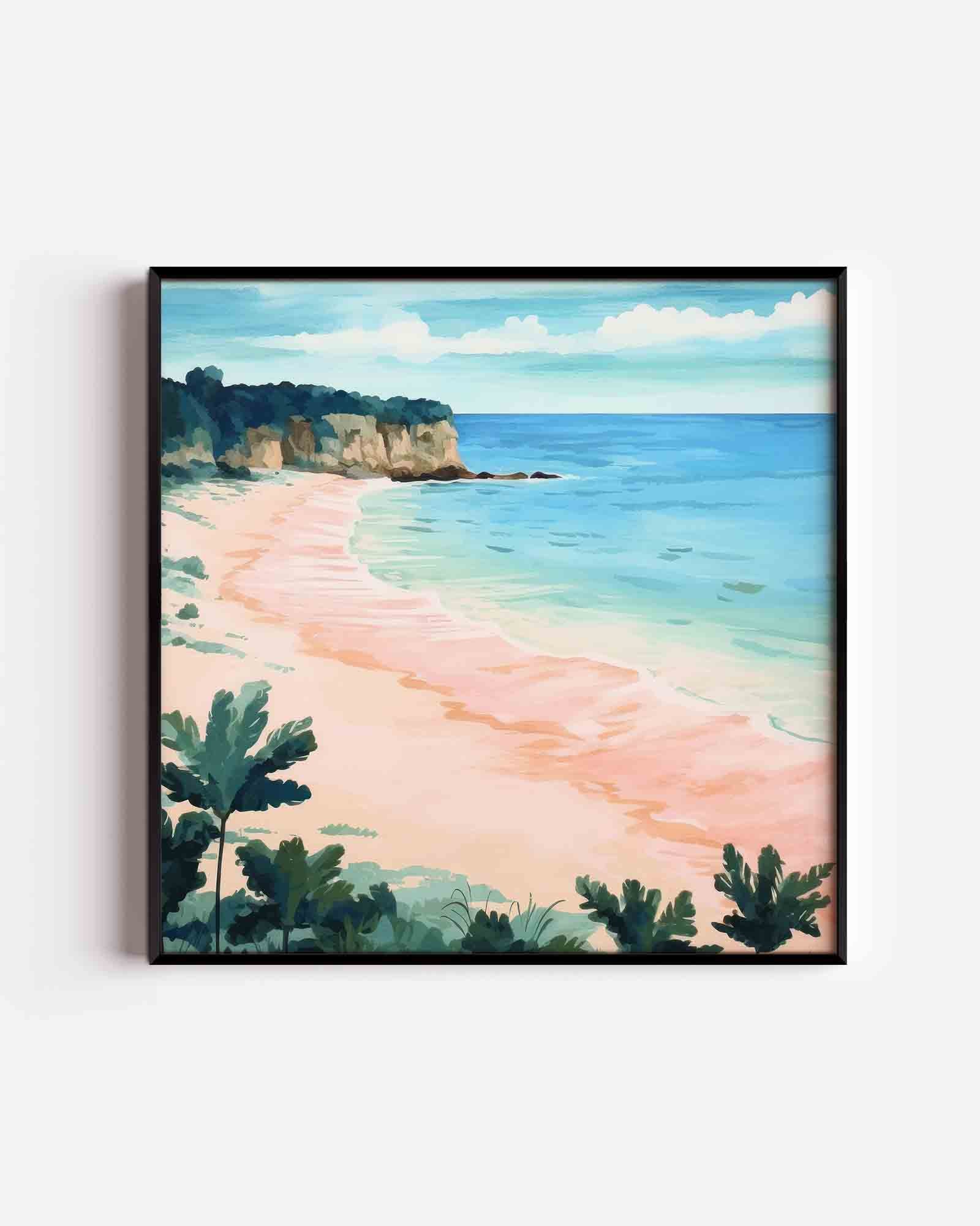 Strand en zee Poster