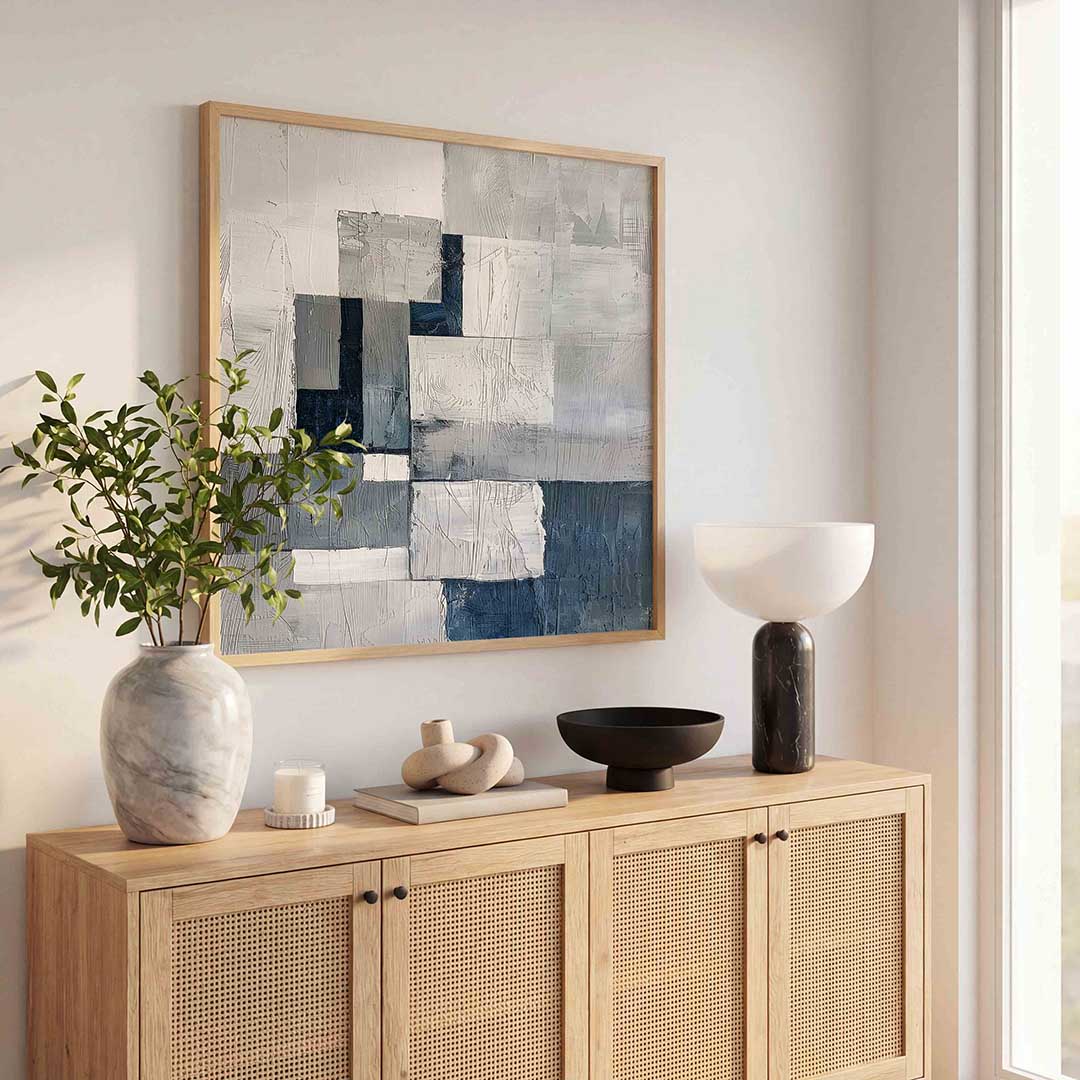 Abstracte rechthoeken Poster