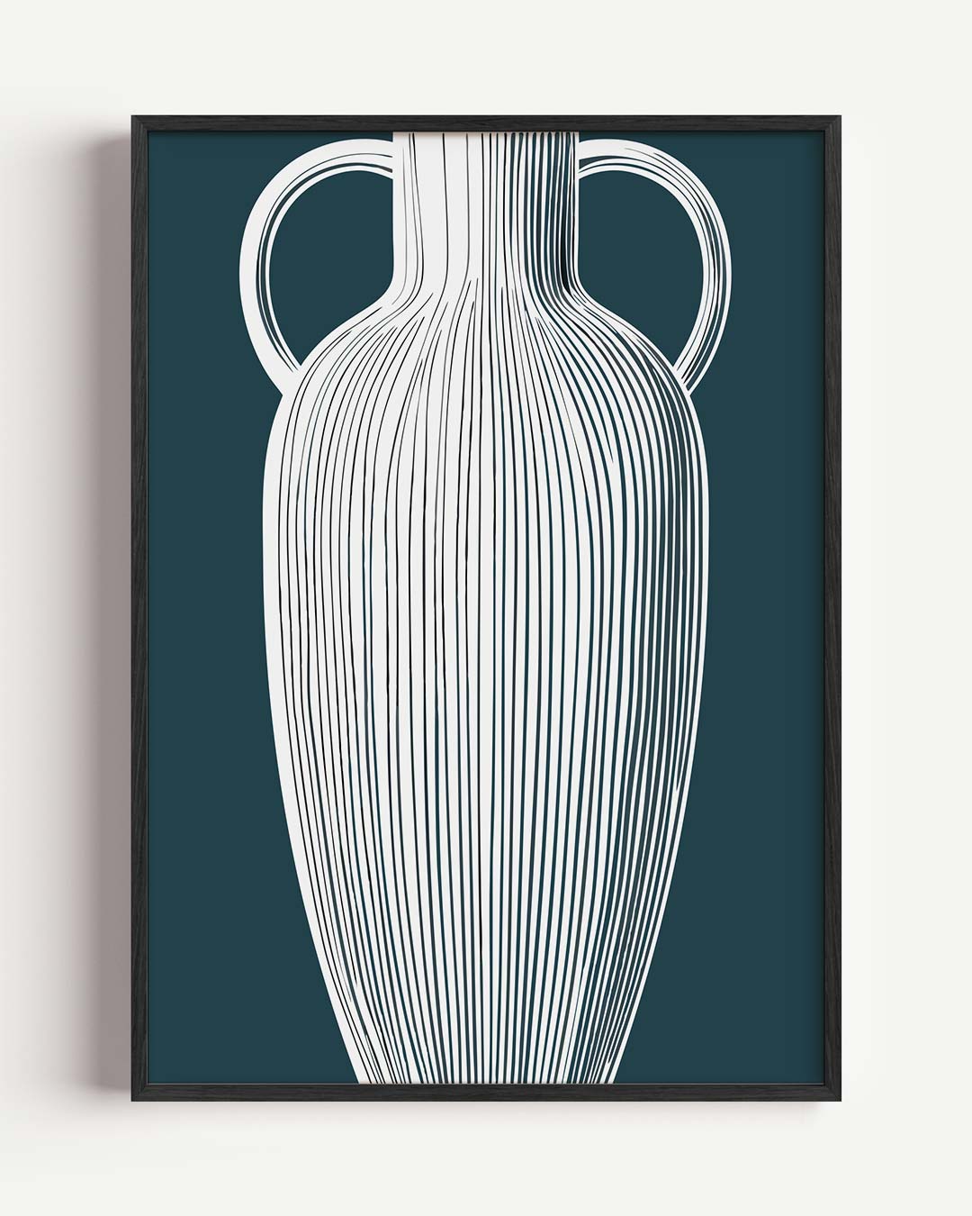 Stijlvolle Vaas Illustratie Poster-WallArtistic